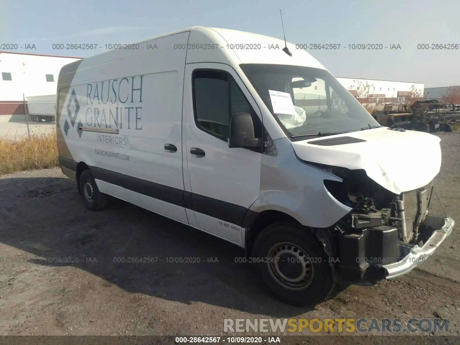 1 Photograph of a damaged car WD3PF1CD9KP055374 MERCEDES-BENZ SPRINTER CARGO VAN 2019