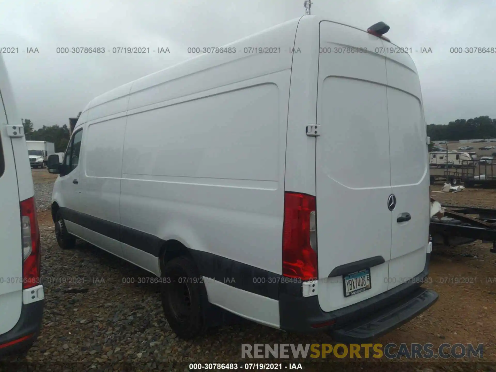 3 Photograph of a damaged car WD3PF4CC2KP038697 MERCEDES-BENZ SPRINTER CARGO VAN 2019