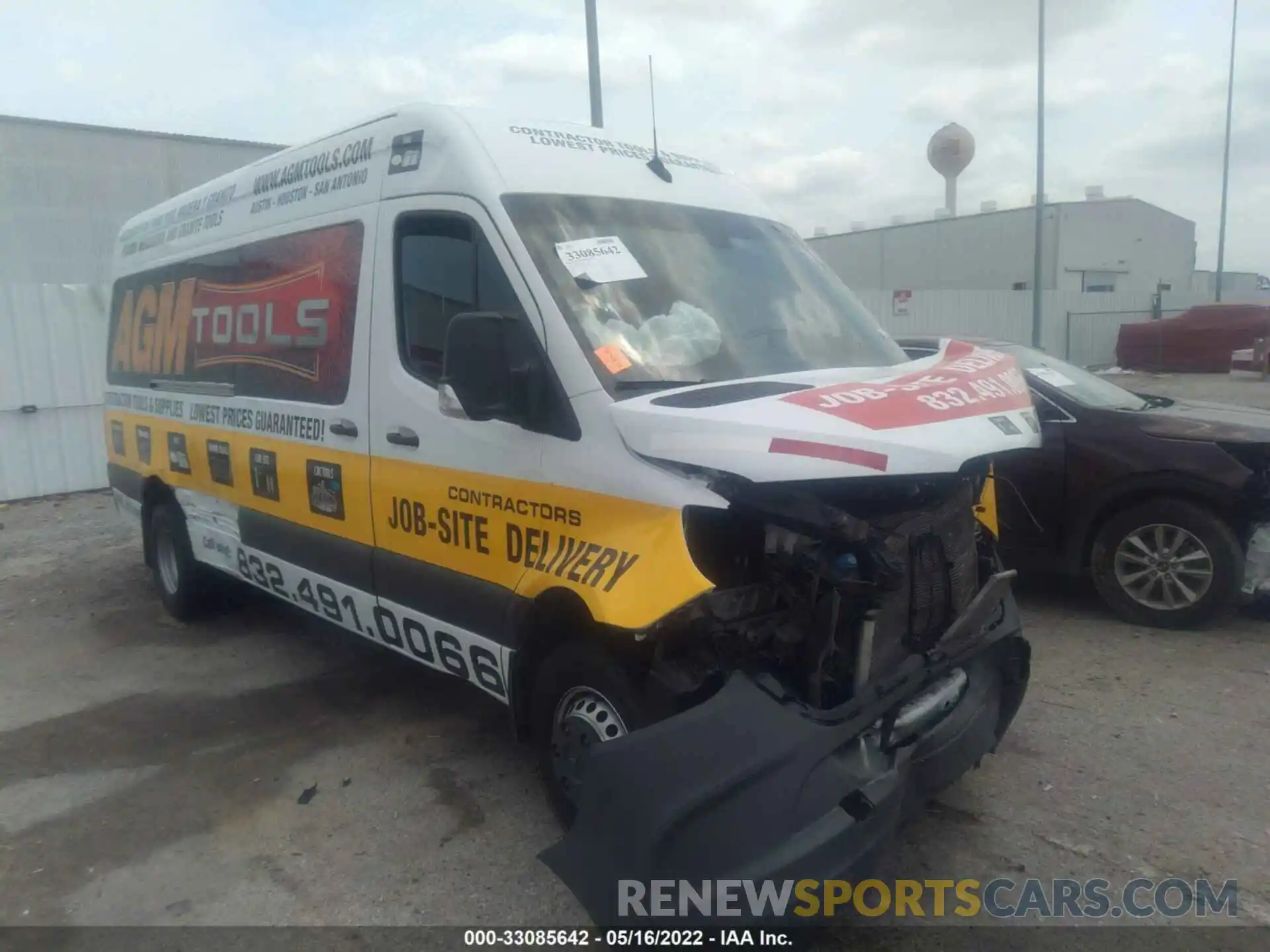 1 Photograph of a damaged car WD3PF4CD5KP031851 MERCEDES-BENZ SPRINTER CARGO VAN 2019