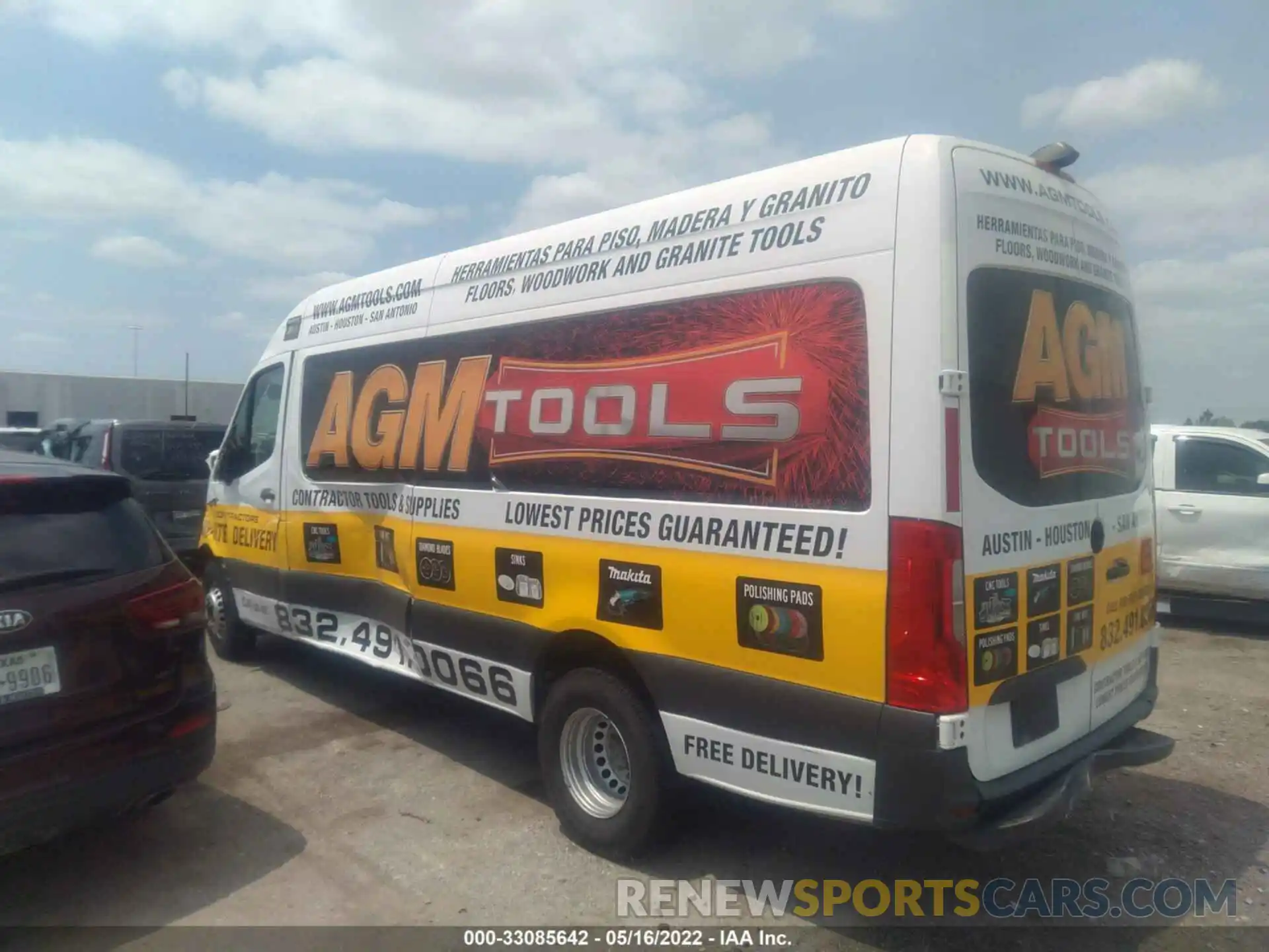 3 Photograph of a damaged car WD3PF4CD5KP031851 MERCEDES-BENZ SPRINTER CARGO VAN 2019