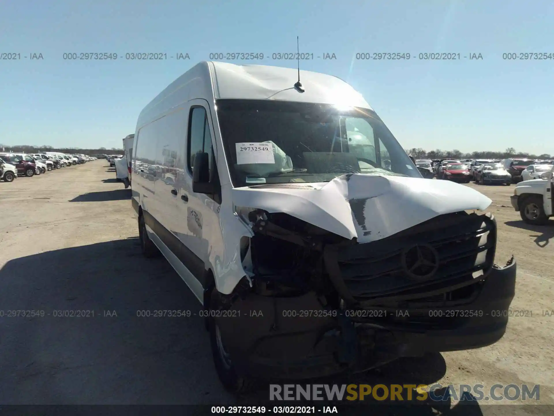 6 Photograph of a damaged car W1W4EDHY1LT030779 MERCEDES-BENZ SPRINTER CARGO VAN 2020