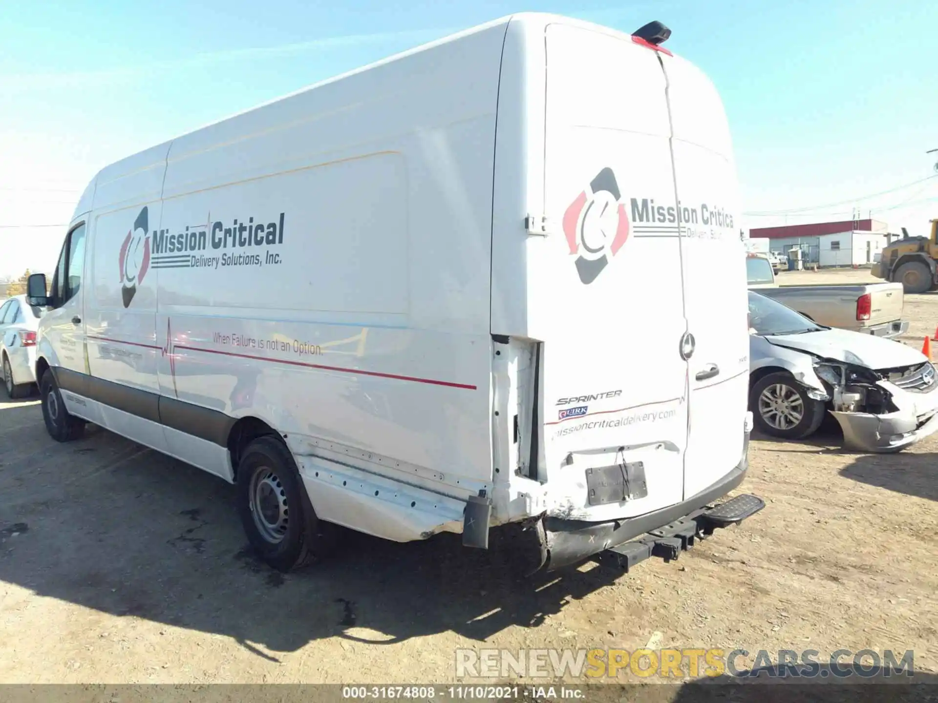 6 Photograph of a damaged car W1W4EDHY5LT023026 MERCEDES-BENZ SPRINTER CARGO VAN 2020