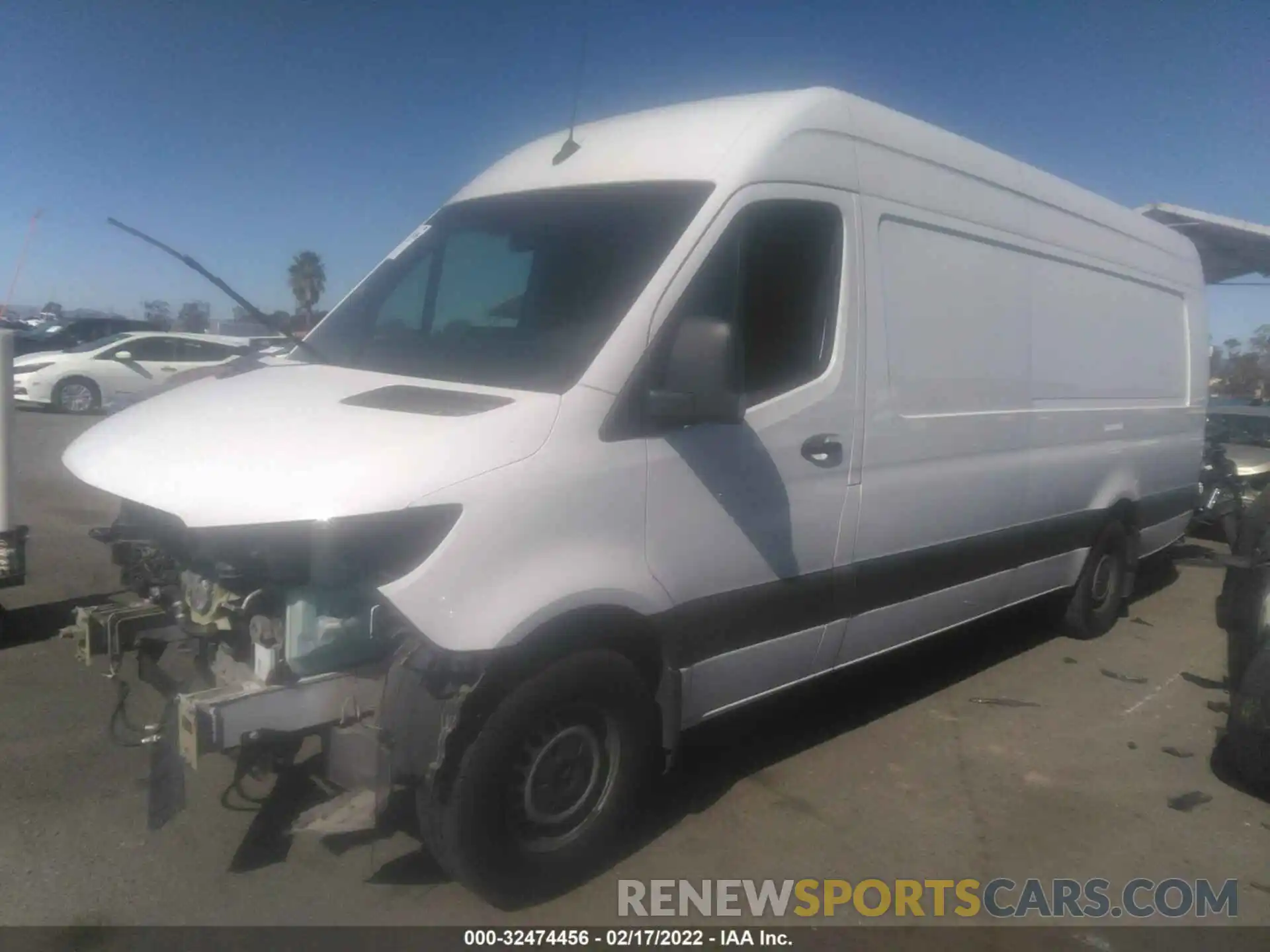 2 Photograph of a damaged car W1W4EDHY6LT020927 MERCEDES-BENZ SPRINTER CARGO VAN 2020