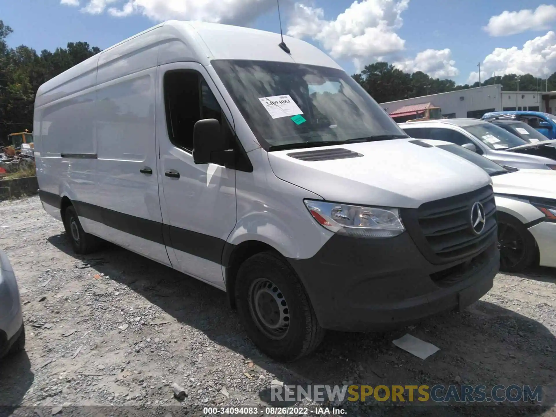 1 Photograph of a damaged car W1W4EDHY6LT024766 MERCEDES-BENZ SPRINTER CARGO VAN 2020