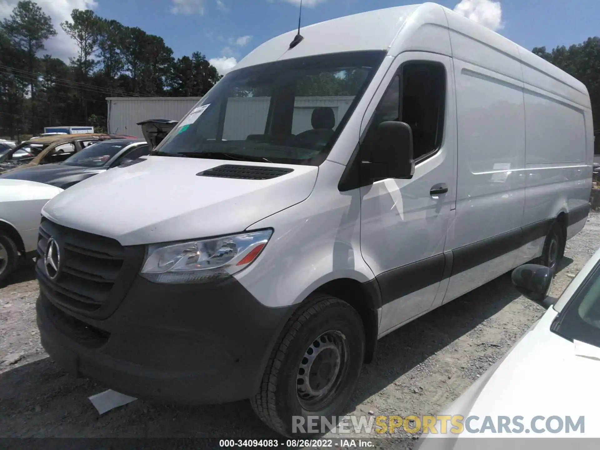 2 Photograph of a damaged car W1W4EDHY6LT024766 MERCEDES-BENZ SPRINTER CARGO VAN 2020