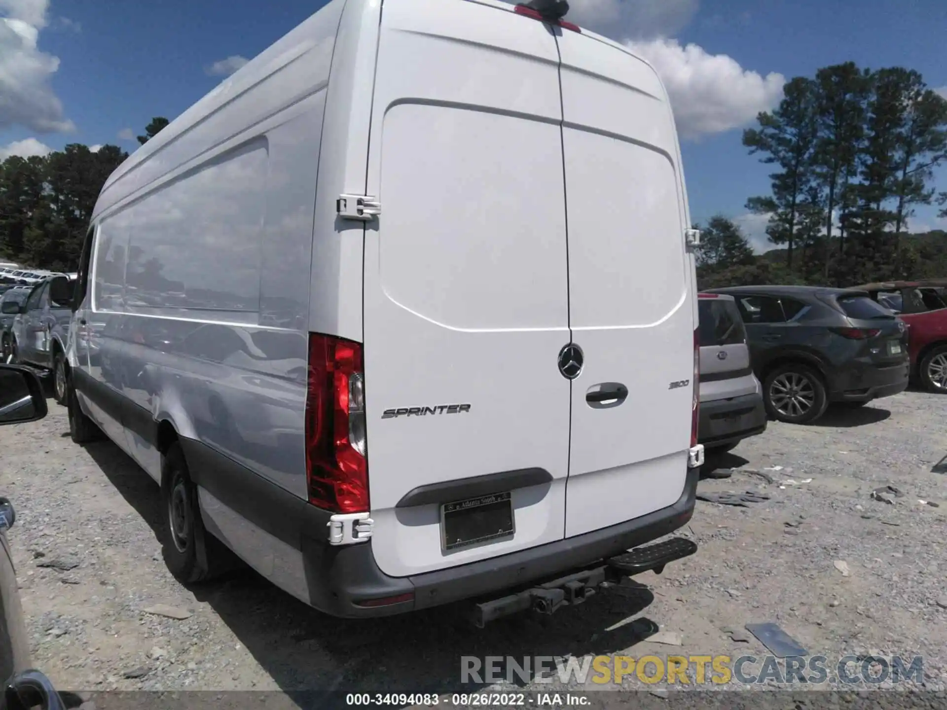 3 Photograph of a damaged car W1W4EDHY6LT024766 MERCEDES-BENZ SPRINTER CARGO VAN 2020