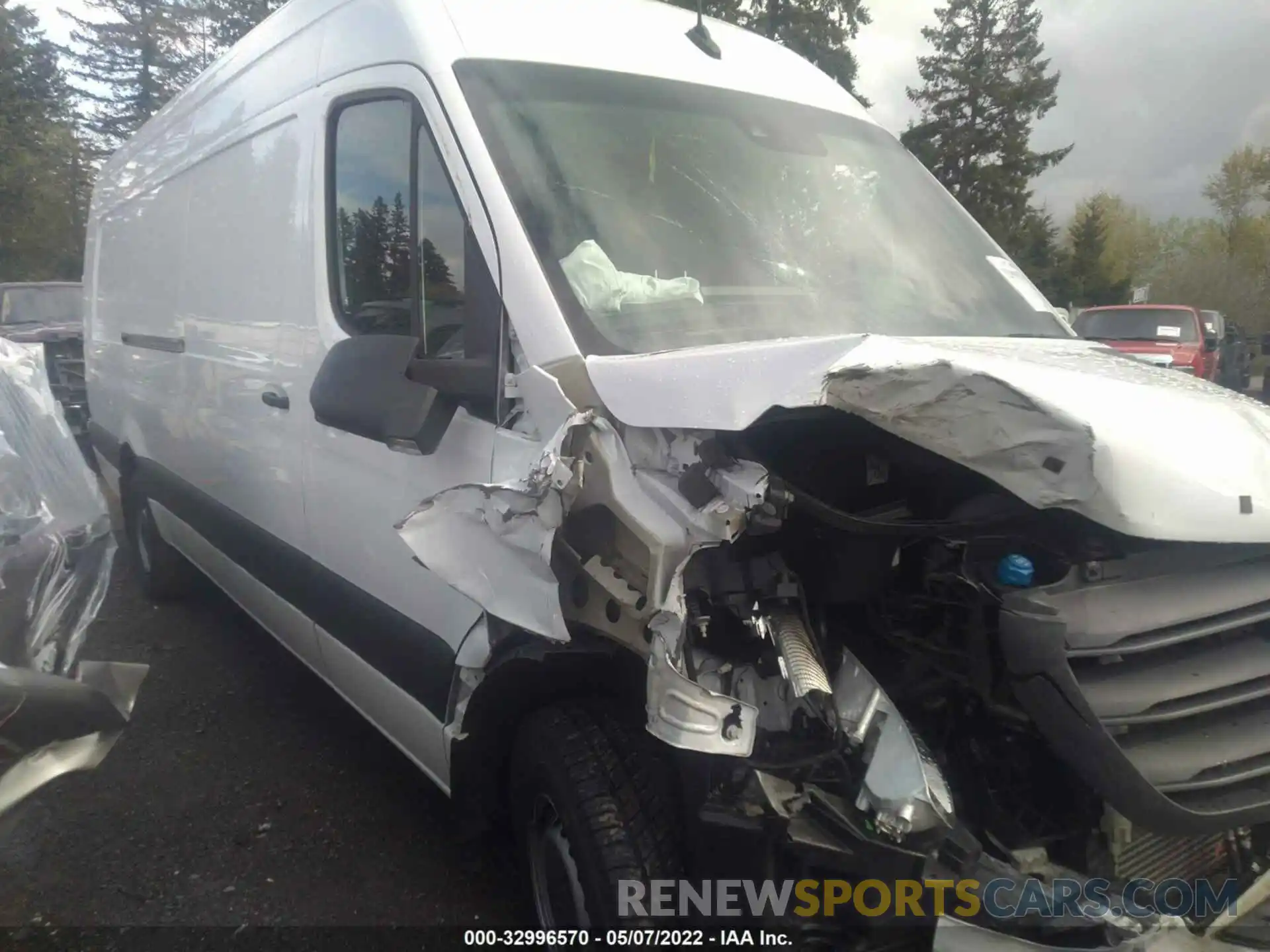 1 Photograph of a damaged car W1W4EDHY7LT037283 MERCEDES-BENZ SPRINTER CARGO VAN 2020