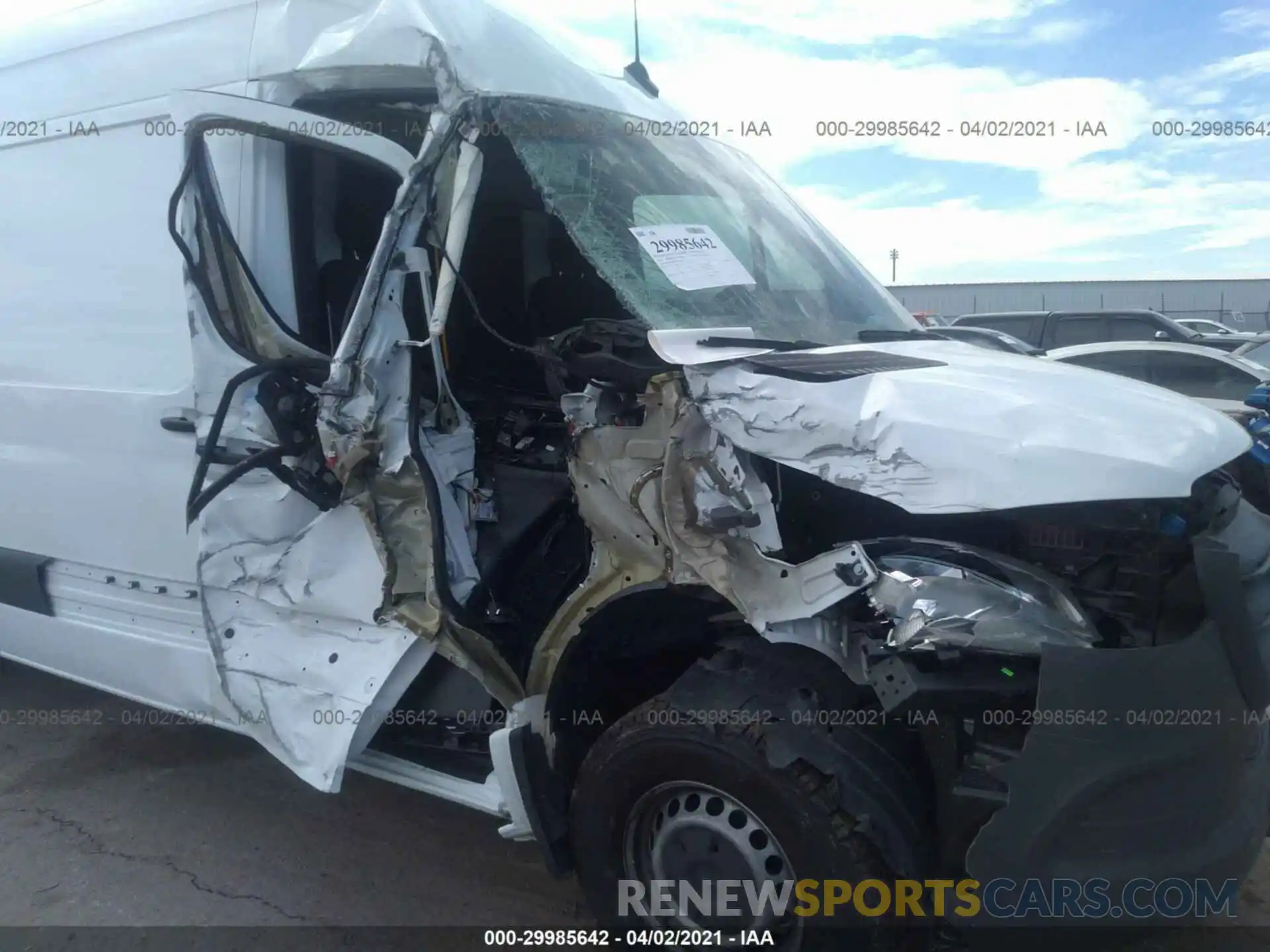 6 Photograph of a damaged car W1W4EDHY8LT022002 MERCEDES-BENZ SPRINTER CARGO VAN 2020