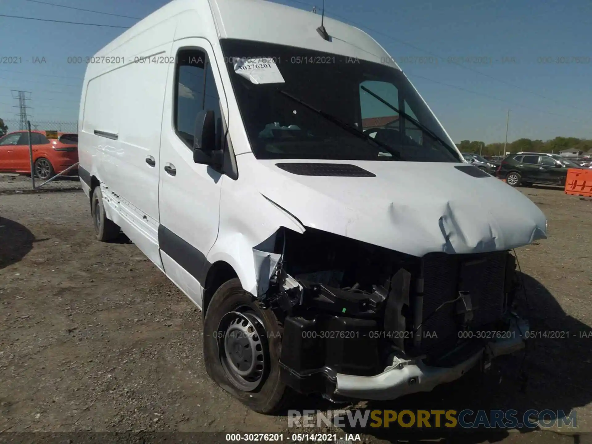 1 Photograph of a damaged car W1W4EDHY8LT024591 MERCEDES-BENZ SPRINTER CARGO VAN 2020