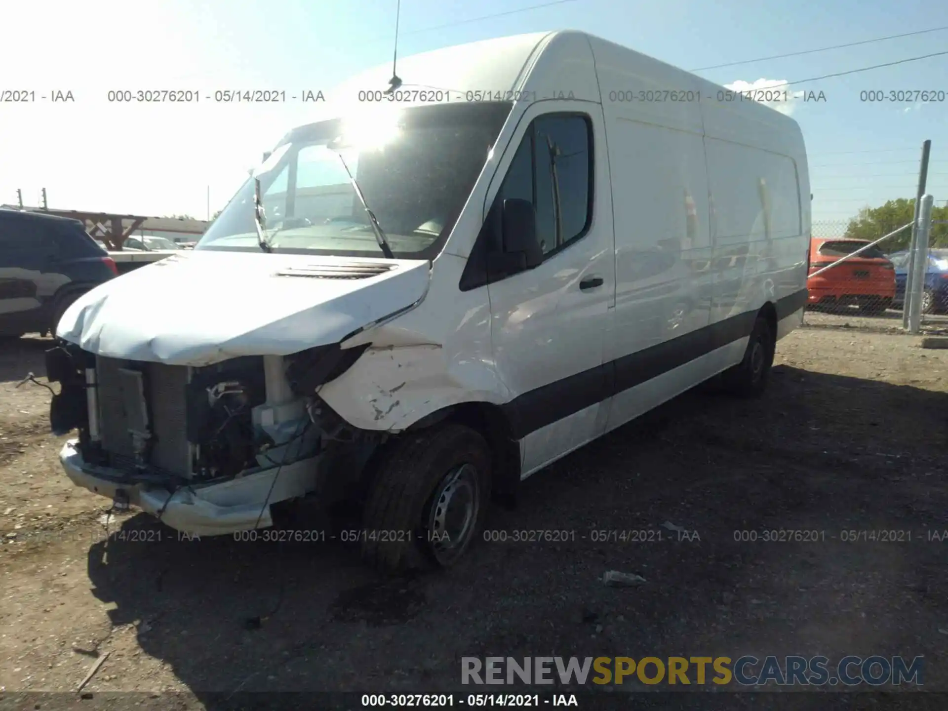 2 Photograph of a damaged car W1W4EDHY8LT024591 MERCEDES-BENZ SPRINTER CARGO VAN 2020