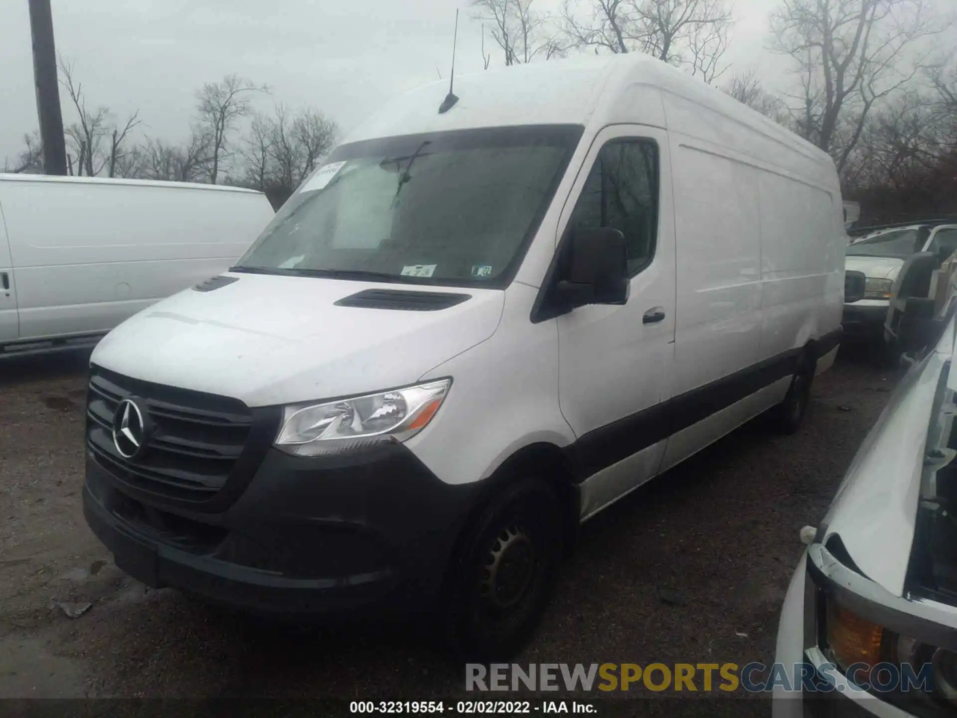 2 Photograph of a damaged car W1W4EDHYXLT022499 MERCEDES-BENZ SPRINTER CARGO VAN 2020