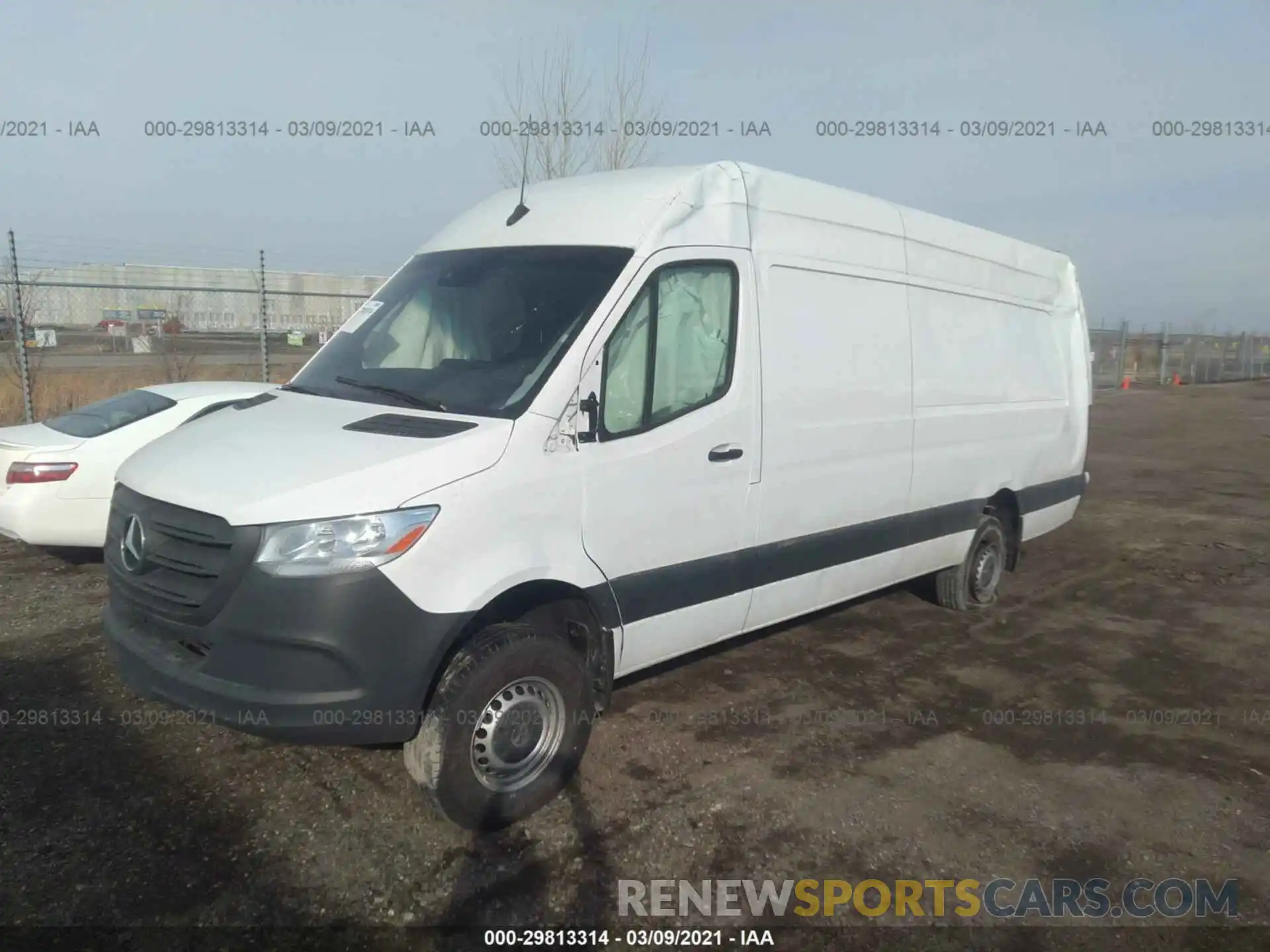 2 Photograph of a damaged car W1W4EDVY4LT023751 MERCEDES-BENZ SPRINTER CARGO VAN 2020