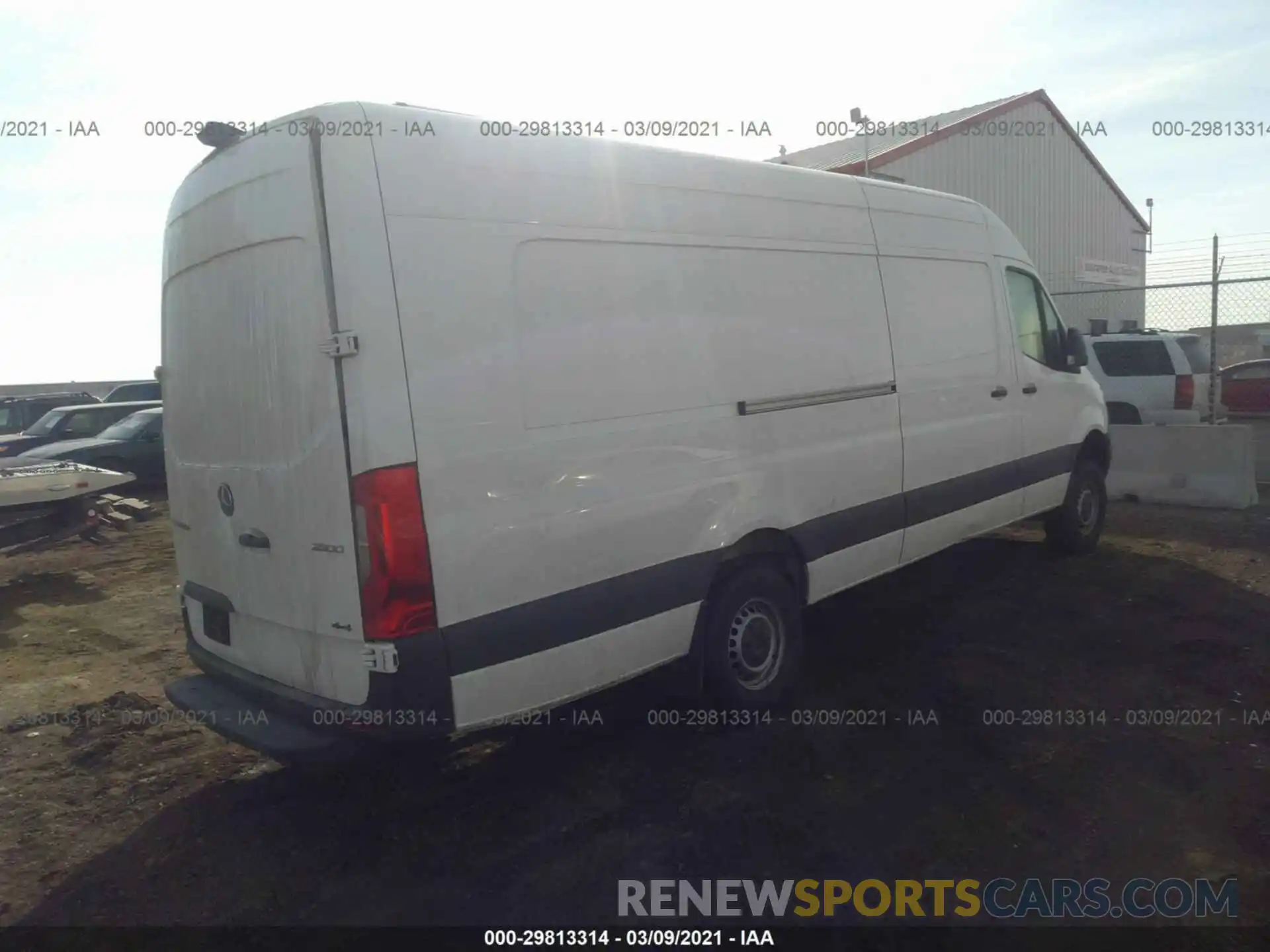 4 Photograph of a damaged car W1W4EDVY4LT023751 MERCEDES-BENZ SPRINTER CARGO VAN 2020