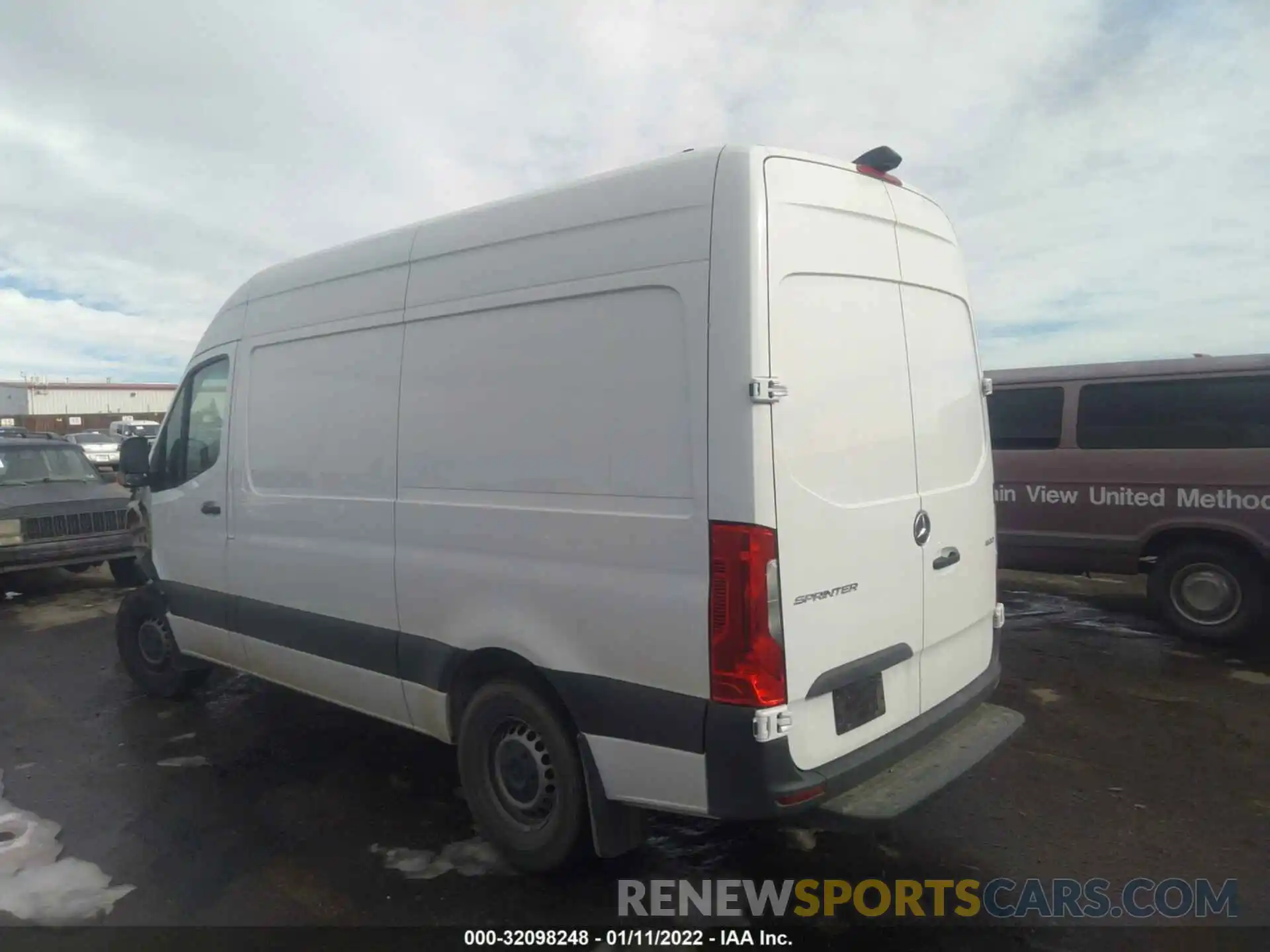 3 Фотография поврежденного автомобиля W1W70BGY2LT025298 MERCEDES-BENZ SPRINTER CARGO VAN 2020