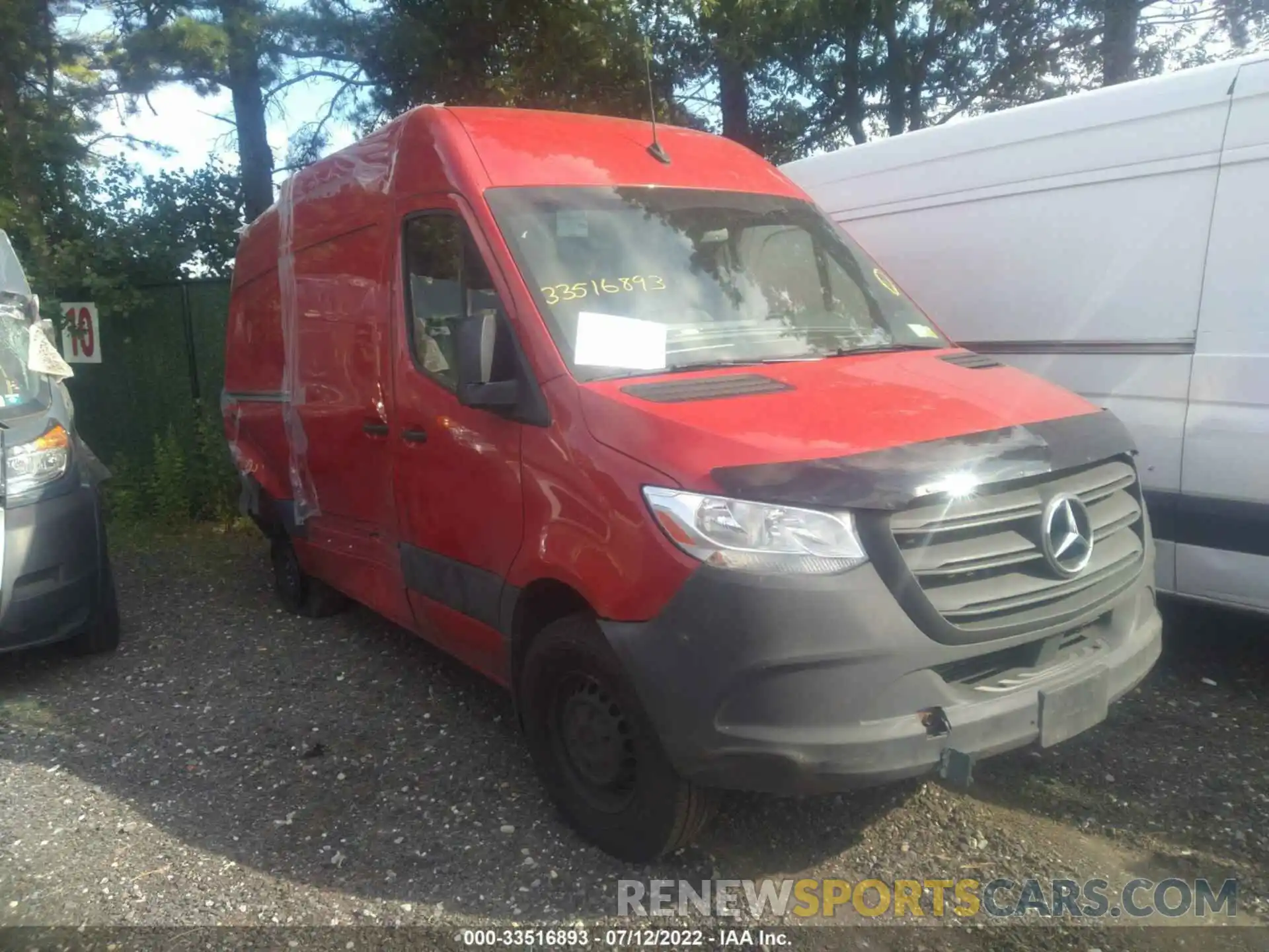 1 Photograph of a damaged car W1W70BGY2LT036186 MERCEDES-BENZ SPRINTER CARGO VAN 2020