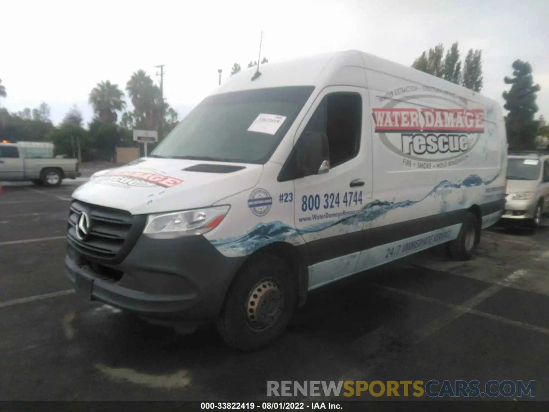 2 Фотография поврежденного автомобиля W1W8ED3Y0LT021547 MERCEDES-BENZ SPRINTER CARGO VAN 2020