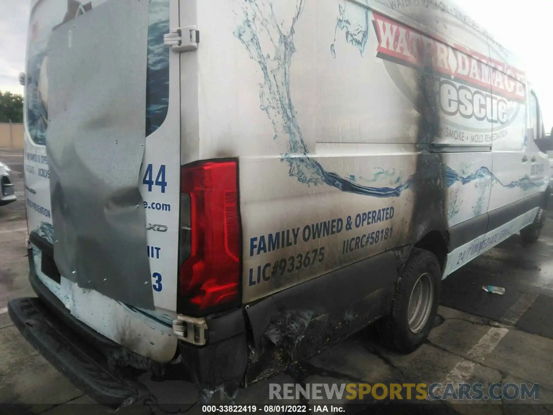 6 Фотография поврежденного автомобиля W1W8ED3Y0LT021547 MERCEDES-BENZ SPRINTER CARGO VAN 2020