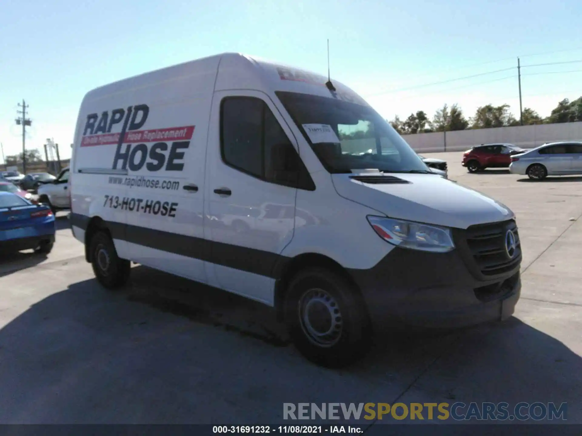 1 Photograph of a damaged car W1Y4DBHY4LT038650 MERCEDES-BENZ SPRINTER CARGO VAN 2020