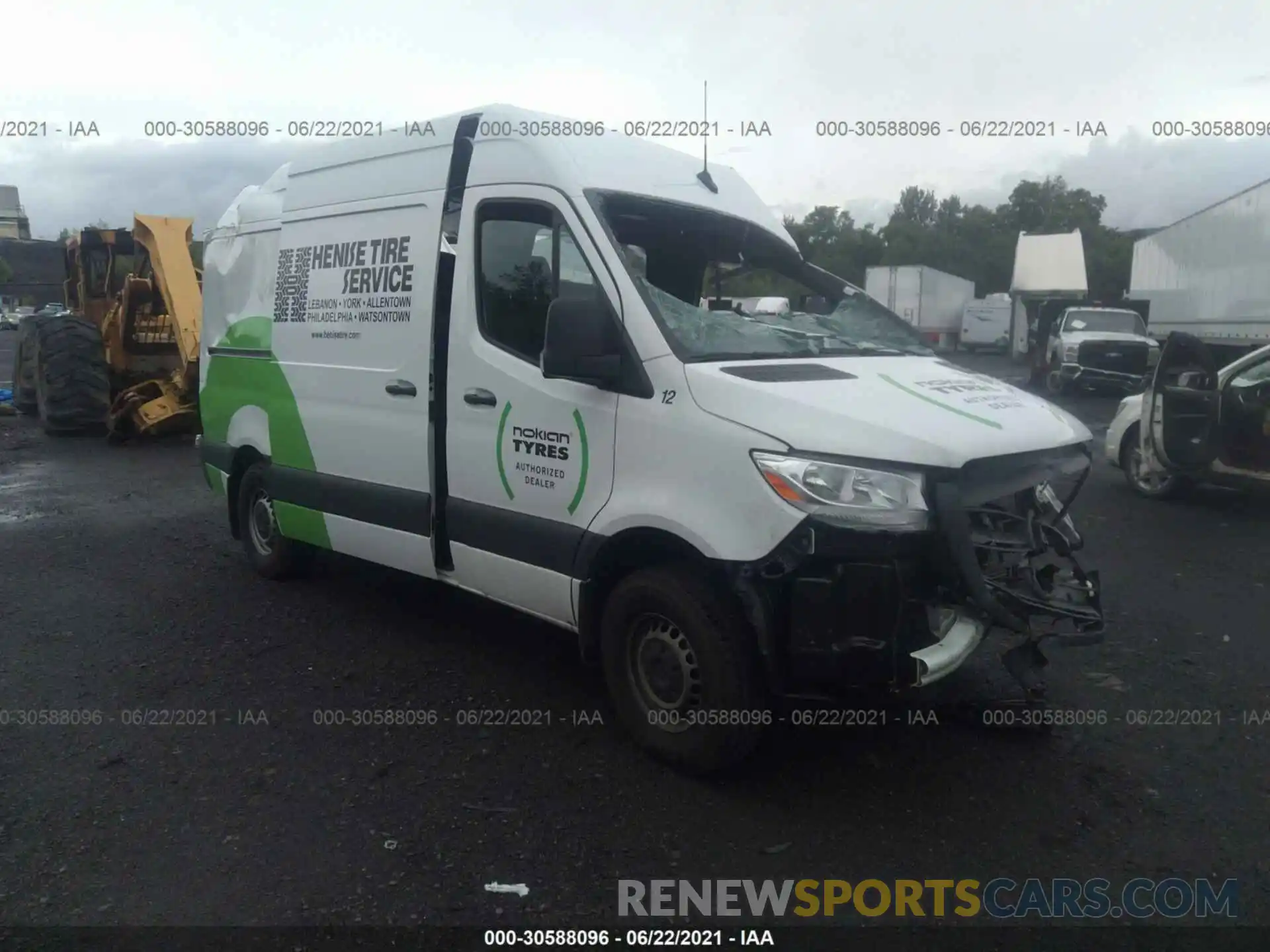 1 Photograph of a damaged car W1Y4DBHY7LT042319 MERCEDES-BENZ SPRINTER CARGO VAN 2020