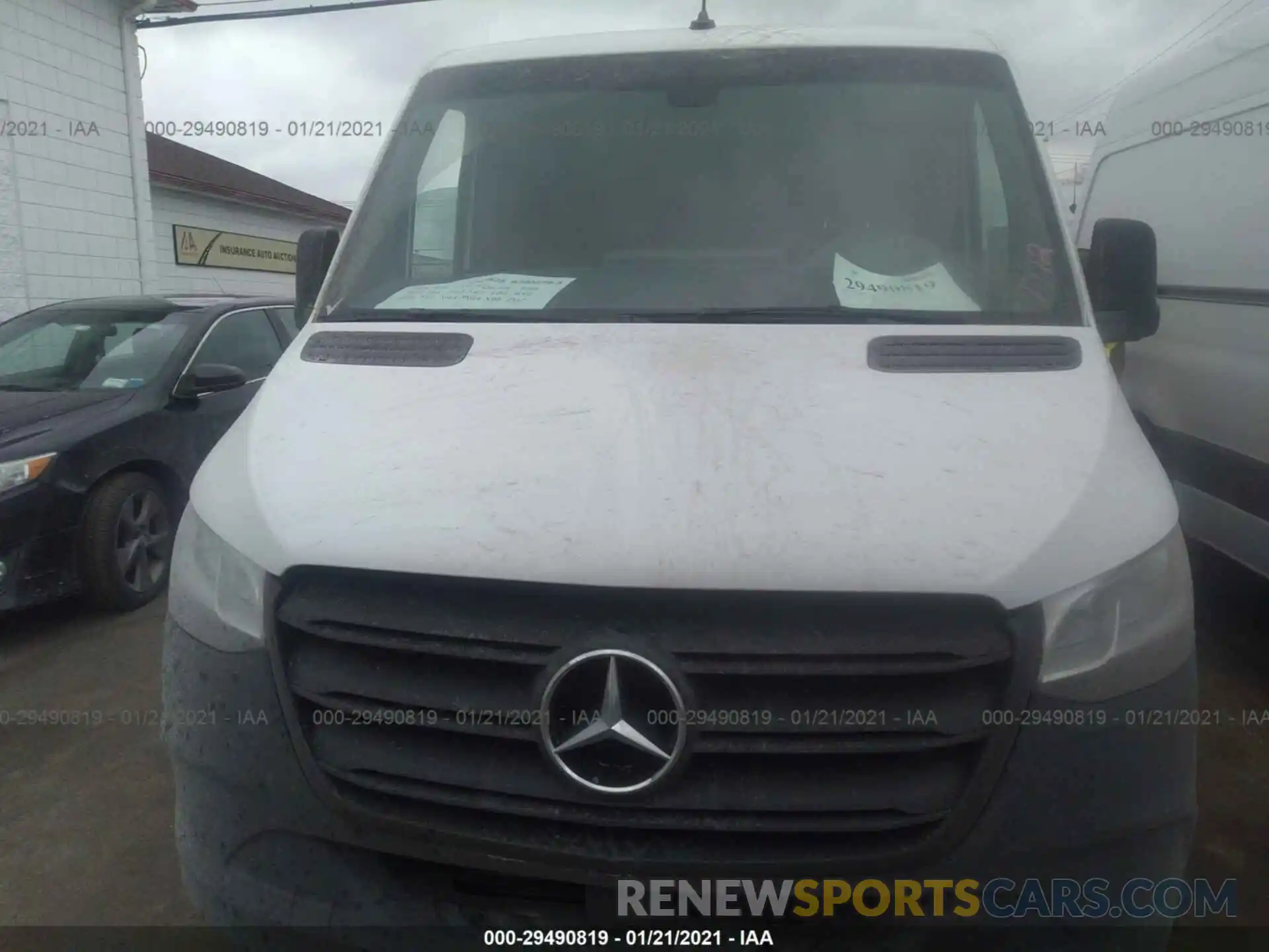 6 Фотография поврежденного автомобиля W1Y4EBHY1LT043625 MERCEDES-BENZ SPRINTER CARGO VAN 2020