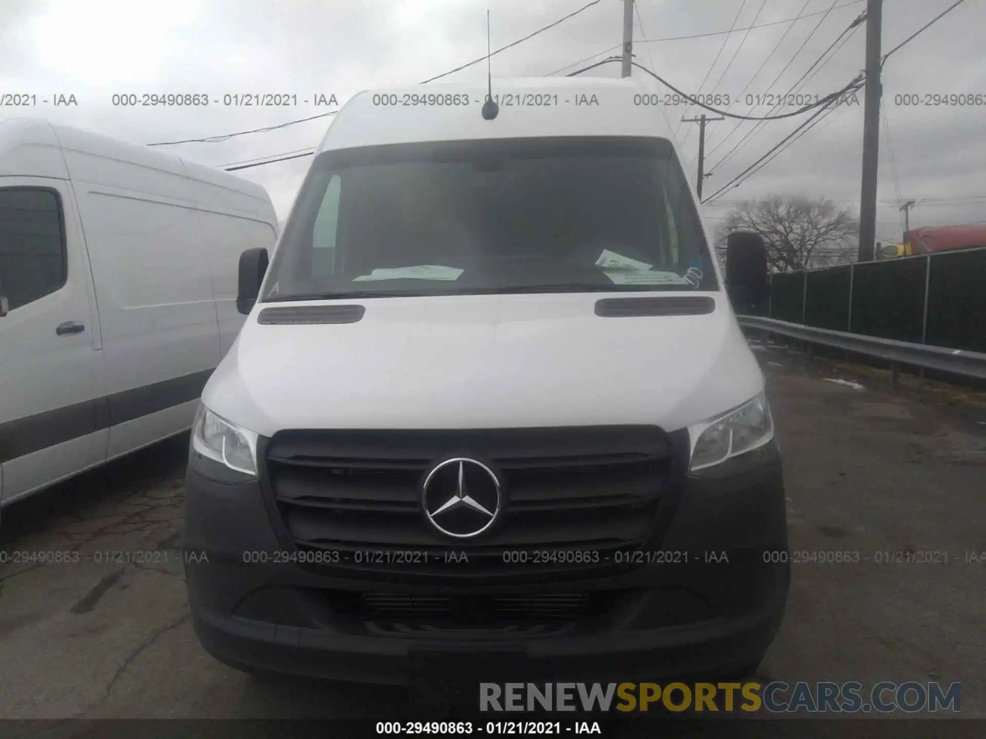 6 Photograph of a damaged car W1Y4EBHY2LT042385 MERCEDES-BENZ SPRINTER CARGO VAN 2020