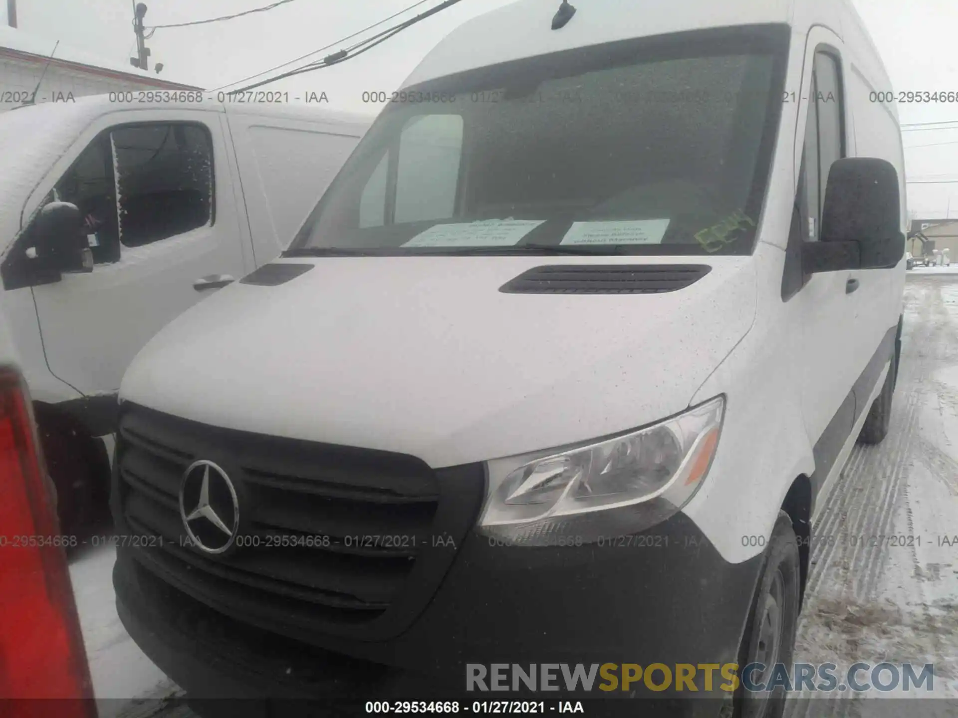 6 Фотография поврежденного автомобиля W1Y4EBHY3LT042587 MERCEDES-BENZ SPRINTER CARGO VAN 2020