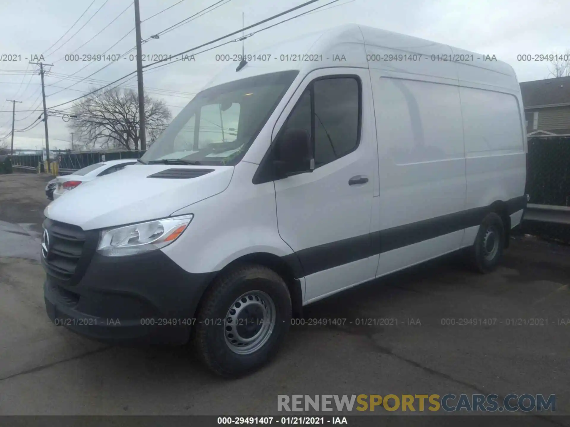 2 Photograph of a damaged car W1Y4EBHY3LT042959 MERCEDES-BENZ SPRINTER CARGO VAN 2020