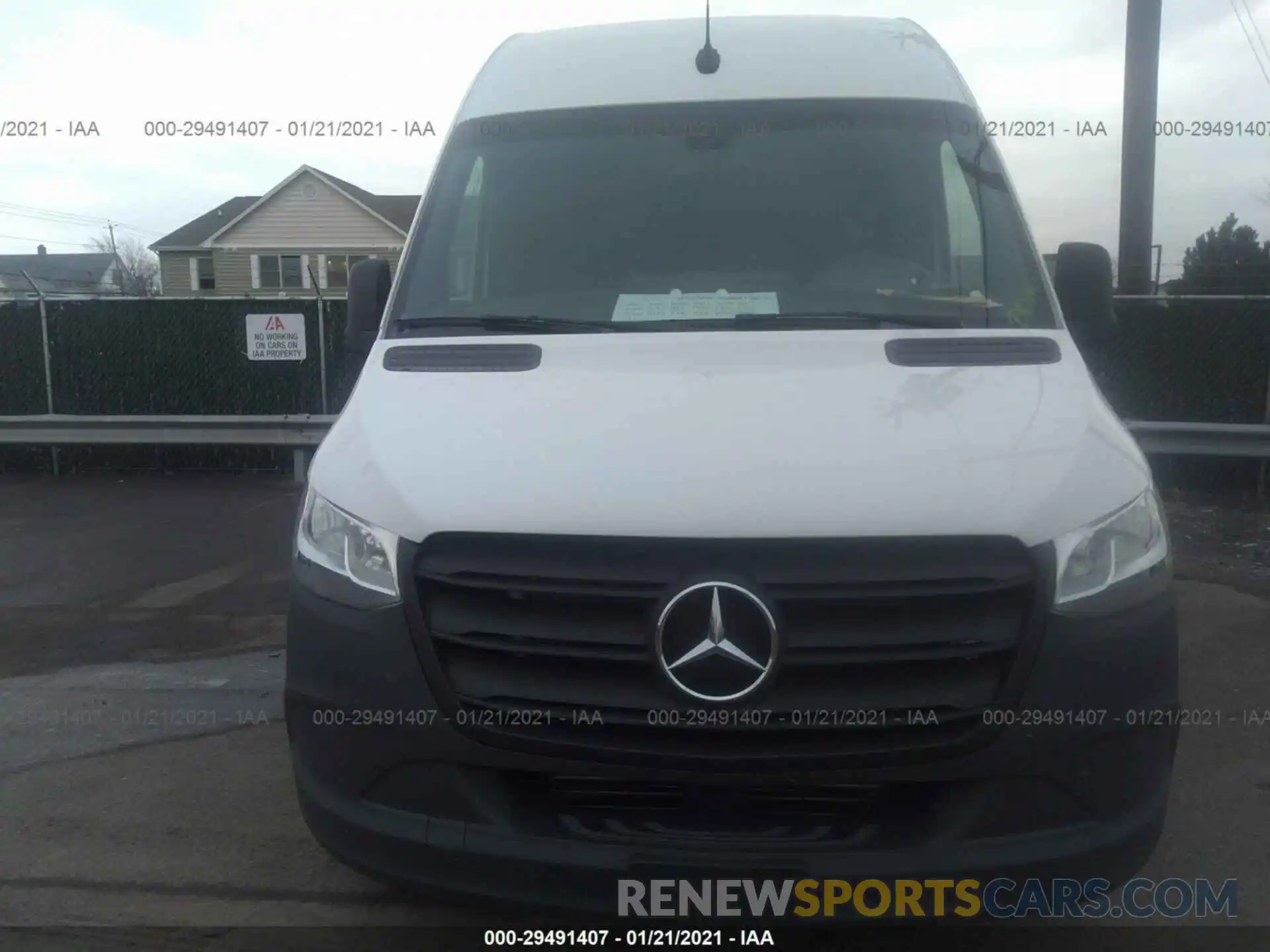 6 Photograph of a damaged car W1Y4EBHY3LT042959 MERCEDES-BENZ SPRINTER CARGO VAN 2020