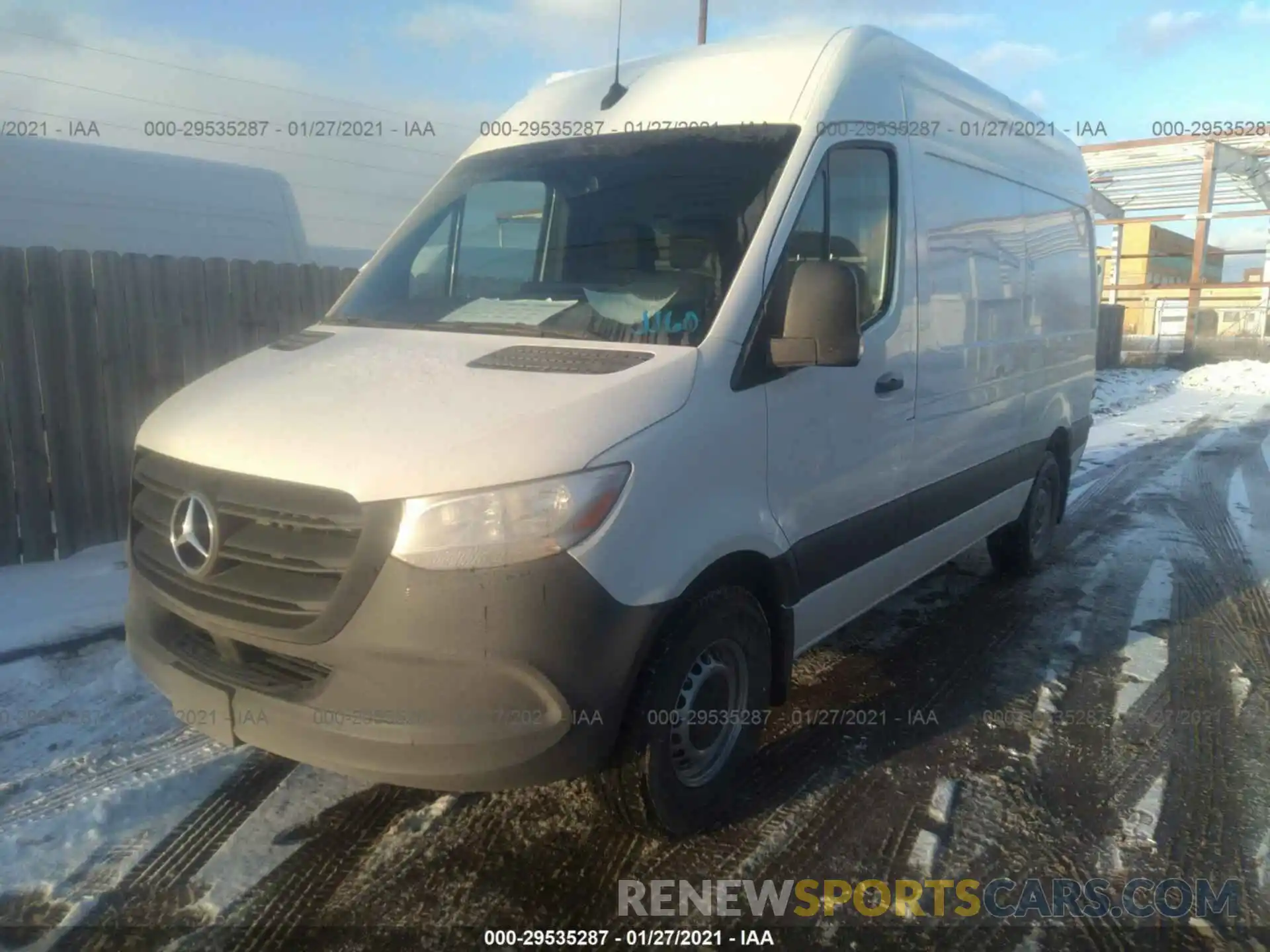 2 Фотография поврежденного автомобиля W1Y4EBHY5LT043658 MERCEDES-BENZ SPRINTER CARGO VAN 2020