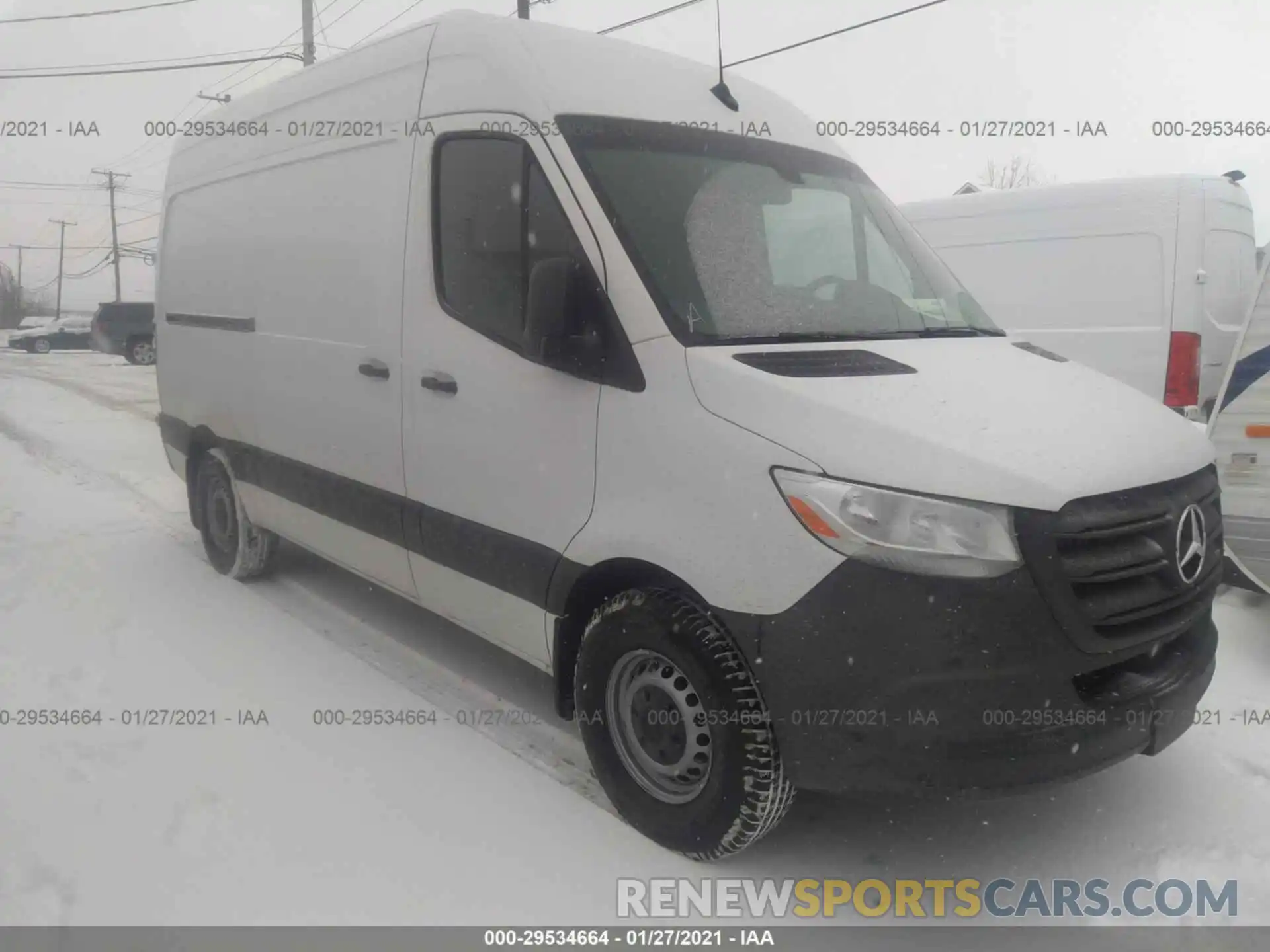 1 Photograph of a damaged car W1Y4EBHY6LT043538 MERCEDES-BENZ SPRINTER CARGO VAN 2020