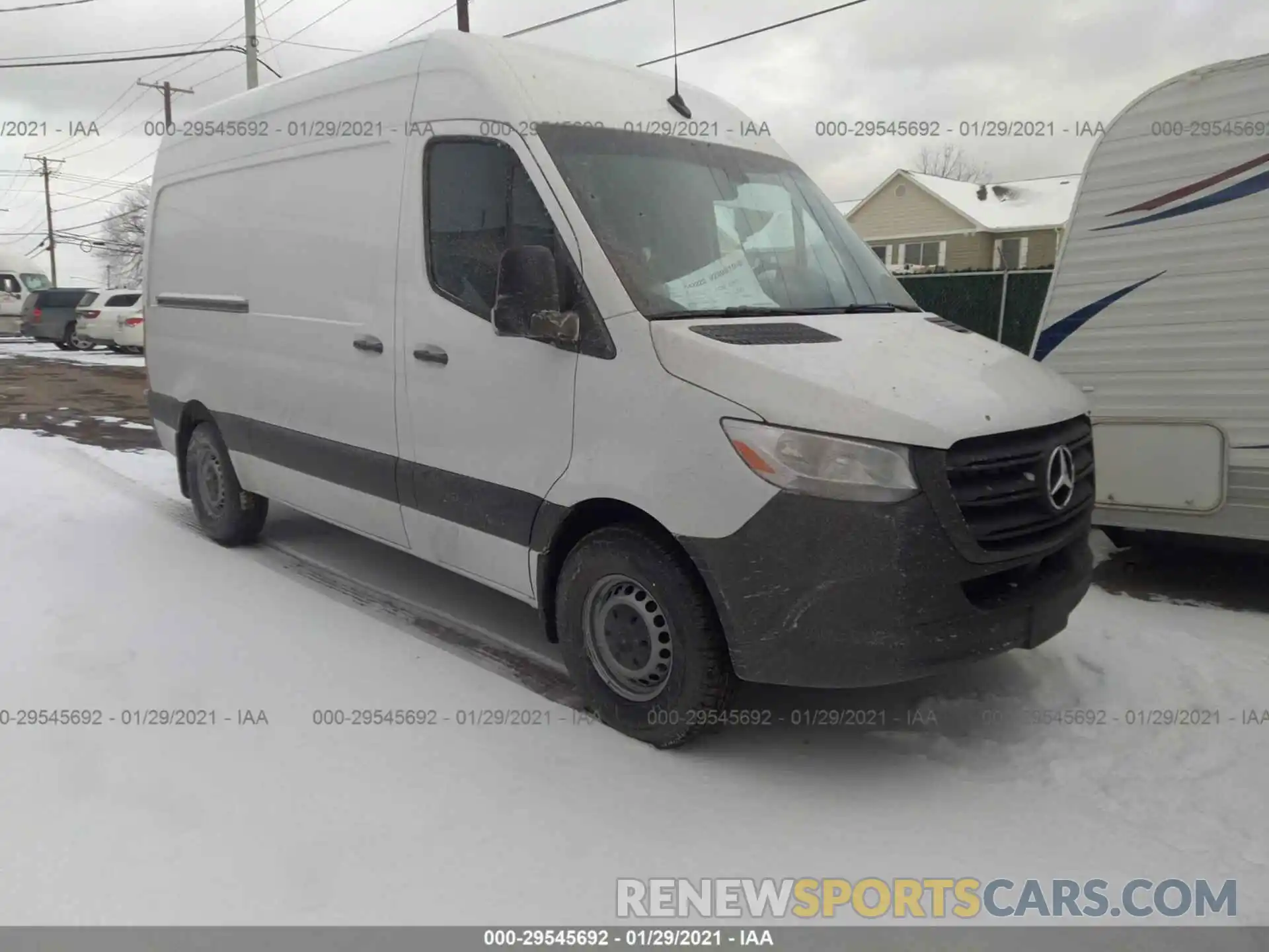 1 Photograph of a damaged car W1Y4EBHY7LT042222 MERCEDES-BENZ SPRINTER CARGO VAN 2020