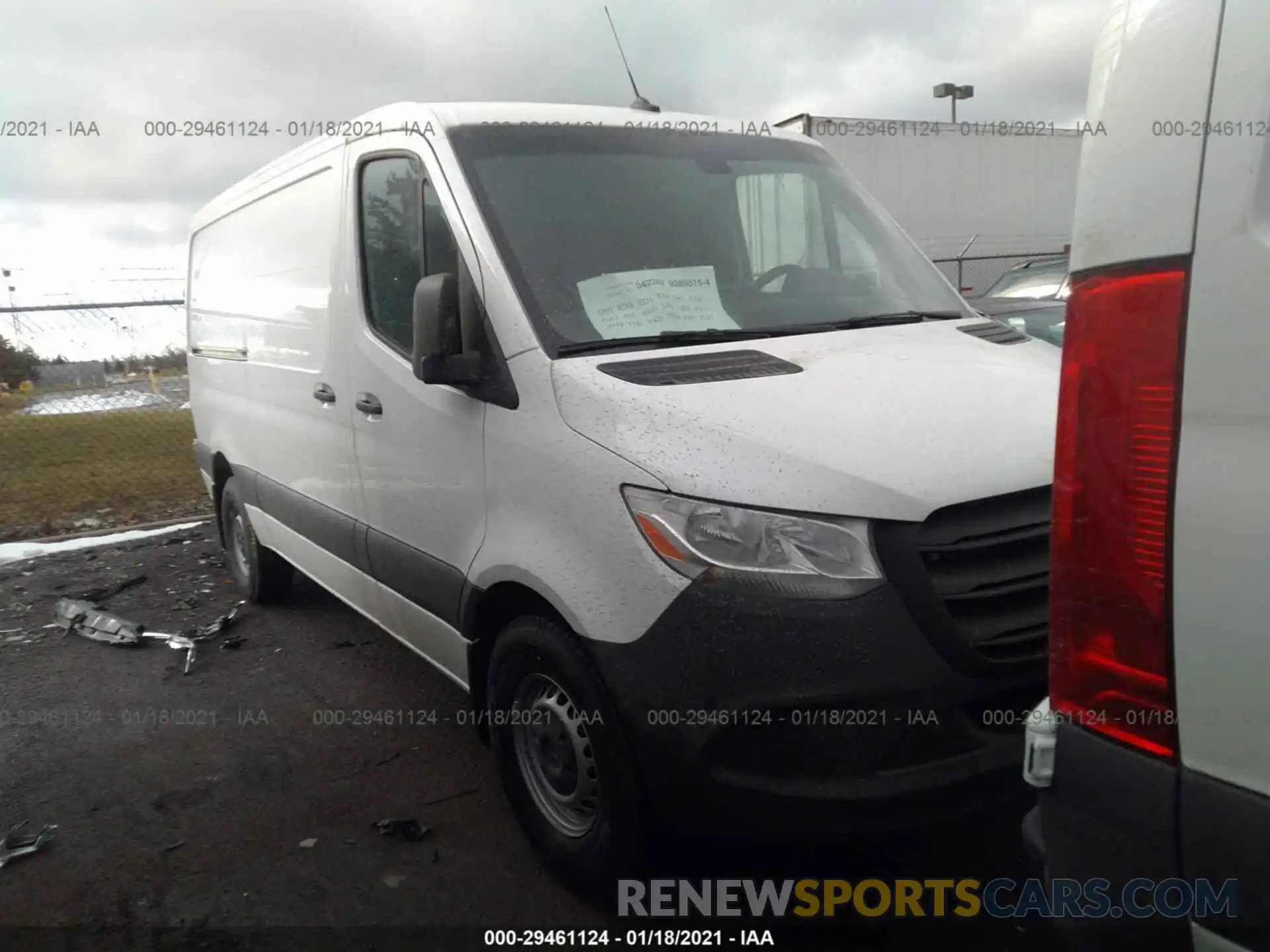 1 Photograph of a damaged car W1Y4EBHY7LT042382 MERCEDES-BENZ SPRINTER CARGO VAN 2020