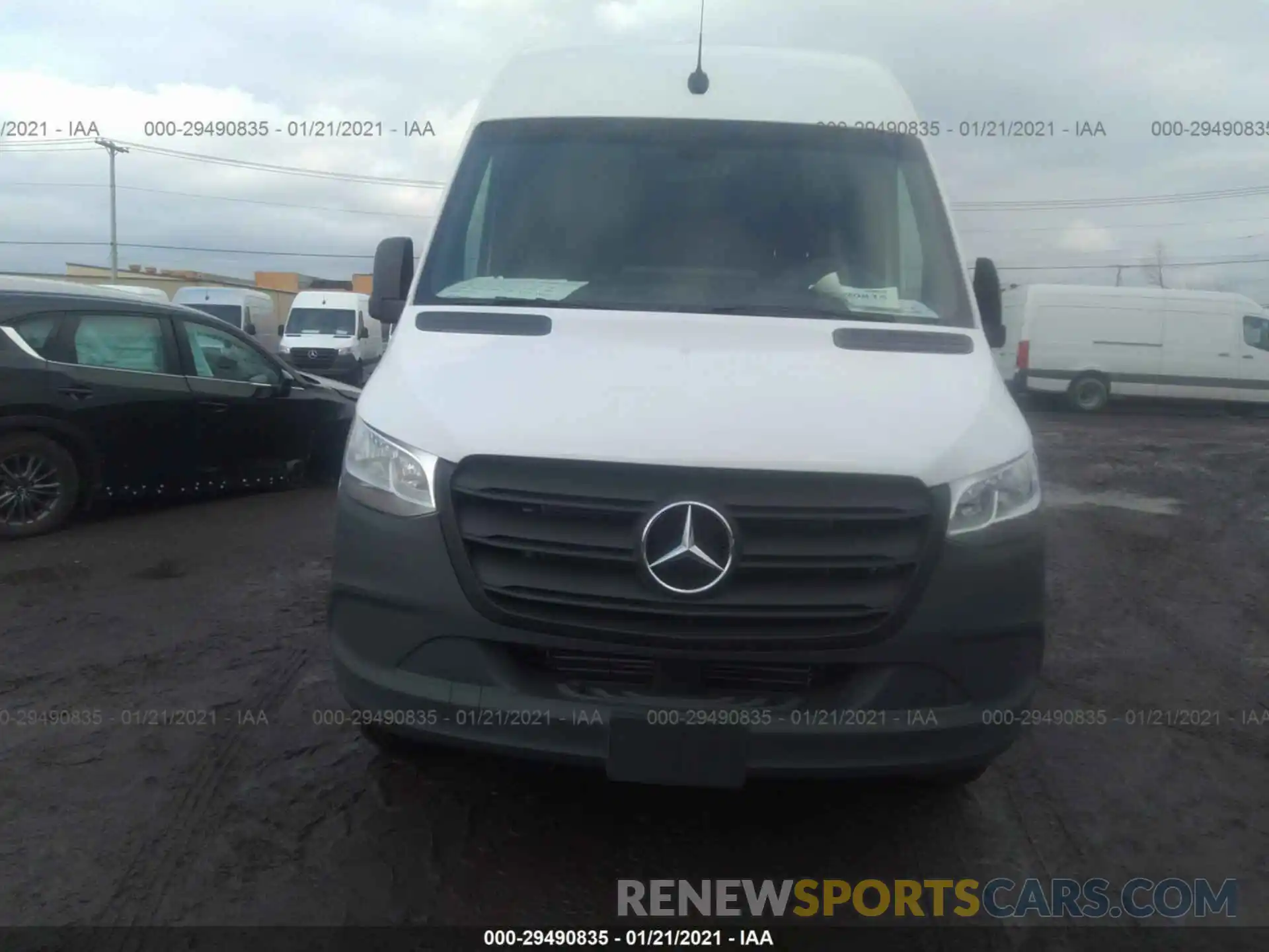 6 Photograph of a damaged car W1Y4EBHY9LT043369 MERCEDES-BENZ SPRINTER CARGO VAN 2020