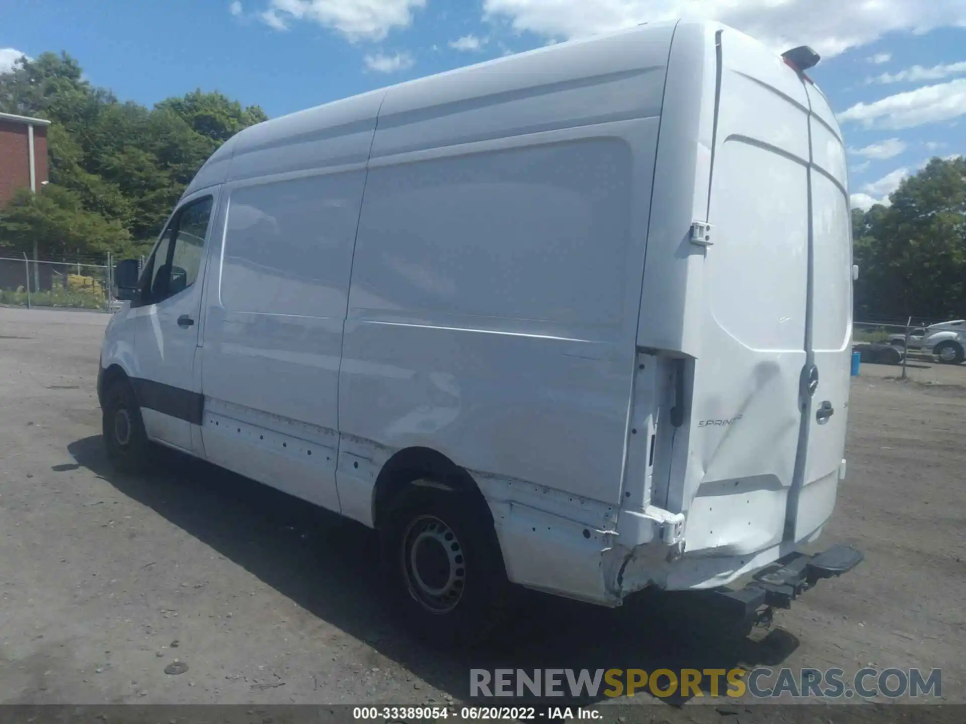 3 Photograph of a damaged car W1Y4EBHYXLT026077 MERCEDES-BENZ SPRINTER CARGO VAN 2020