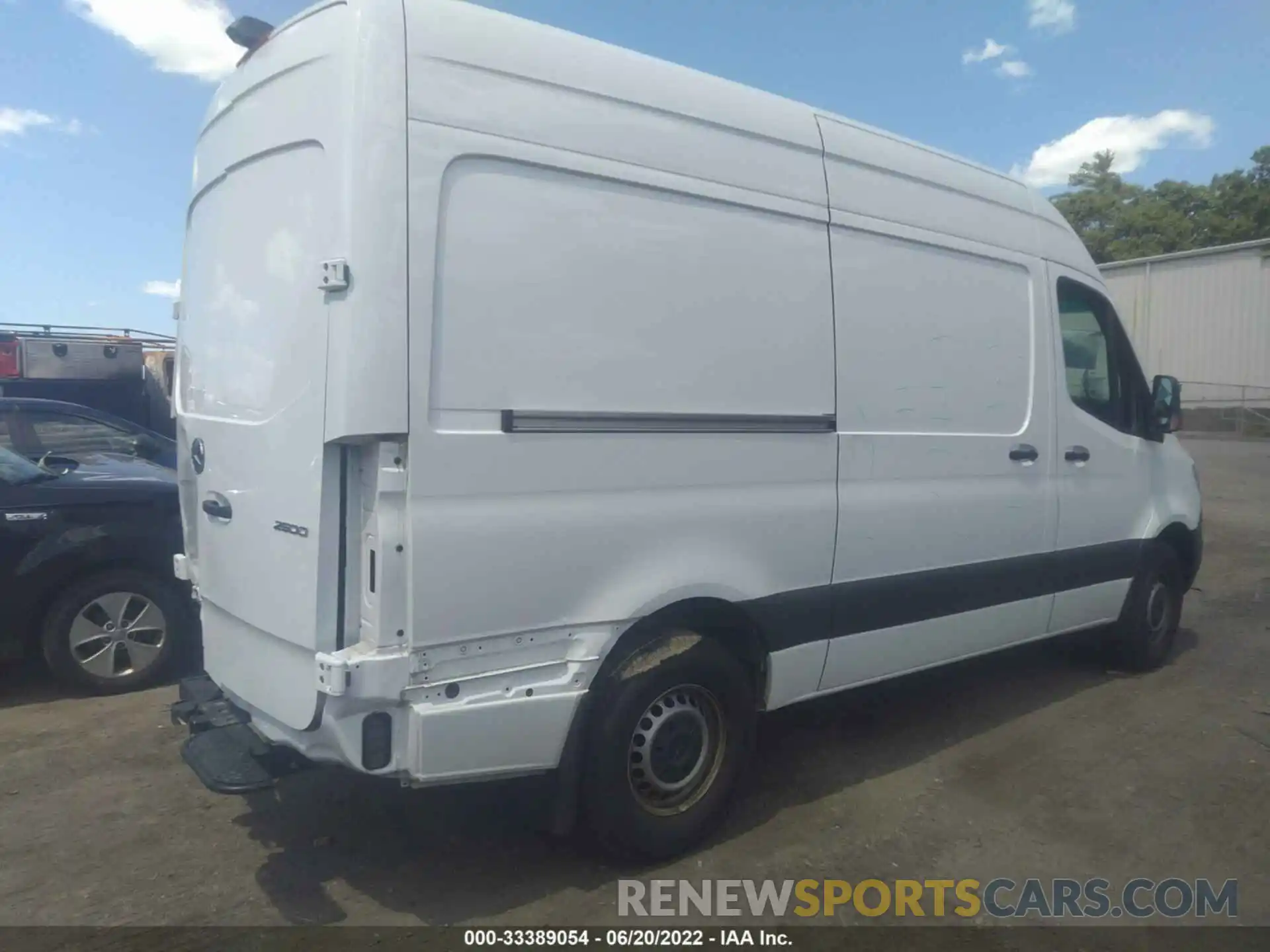 4 Фотография поврежденного автомобиля W1Y4EBHYXLT026077 MERCEDES-BENZ SPRINTER CARGO VAN 2020