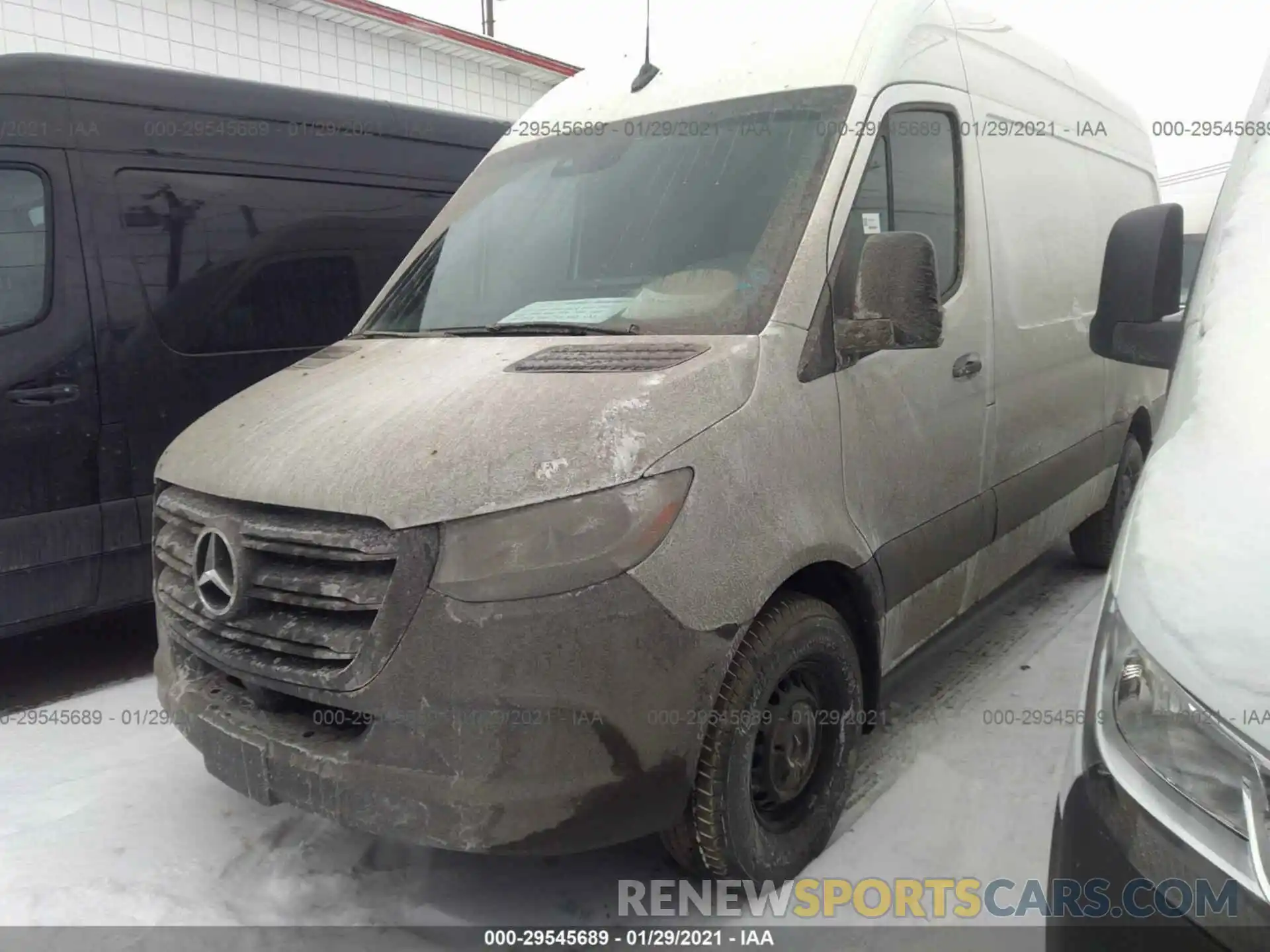 2 Photograph of a damaged car W1Y4EBHYXLT042697 MERCEDES-BENZ SPRINTER CARGO VAN 2020