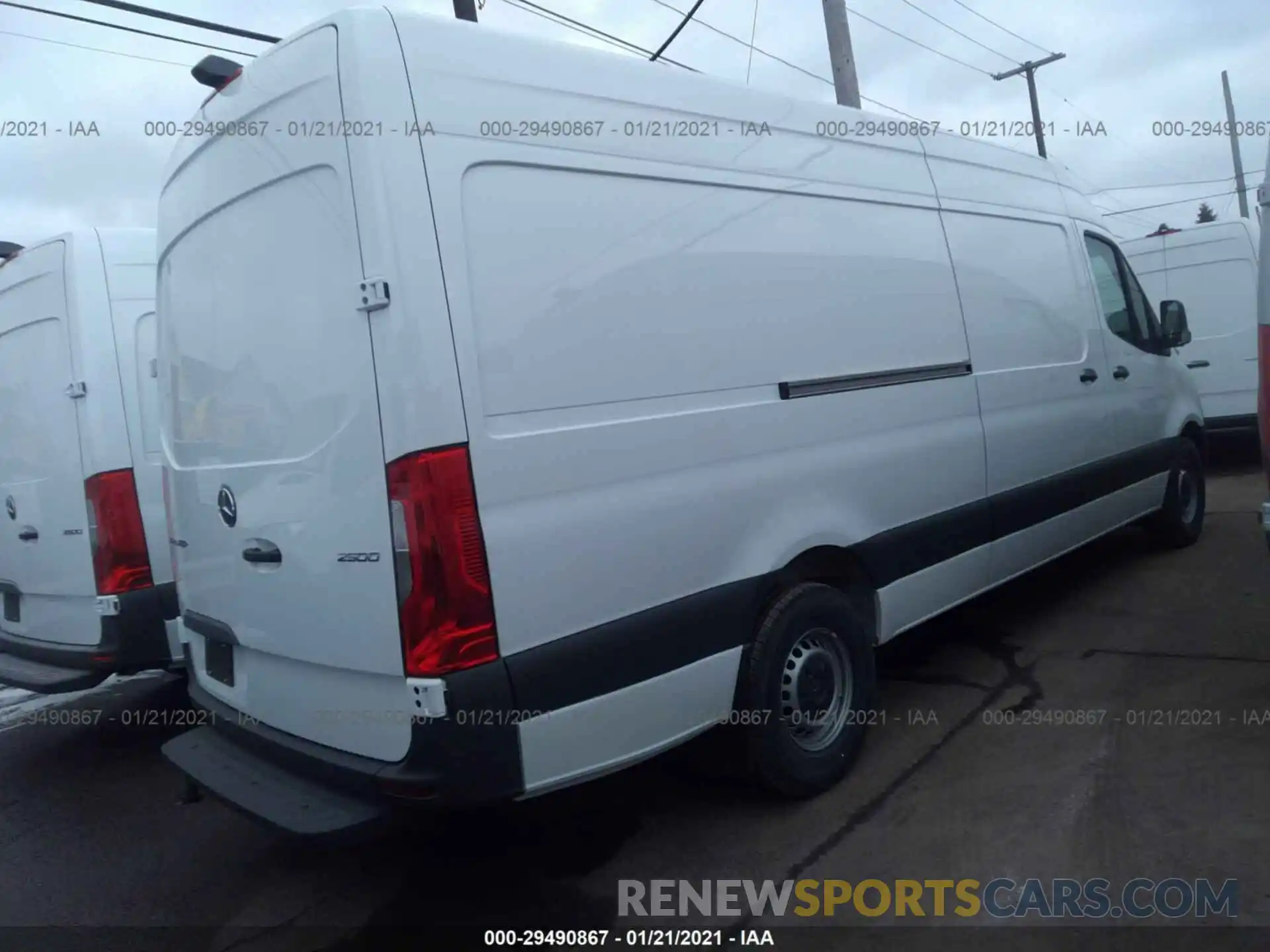 4 Фотография поврежденного автомобиля W1Y4ECHY0LT043279 MERCEDES-BENZ SPRINTER CARGO VAN 2020