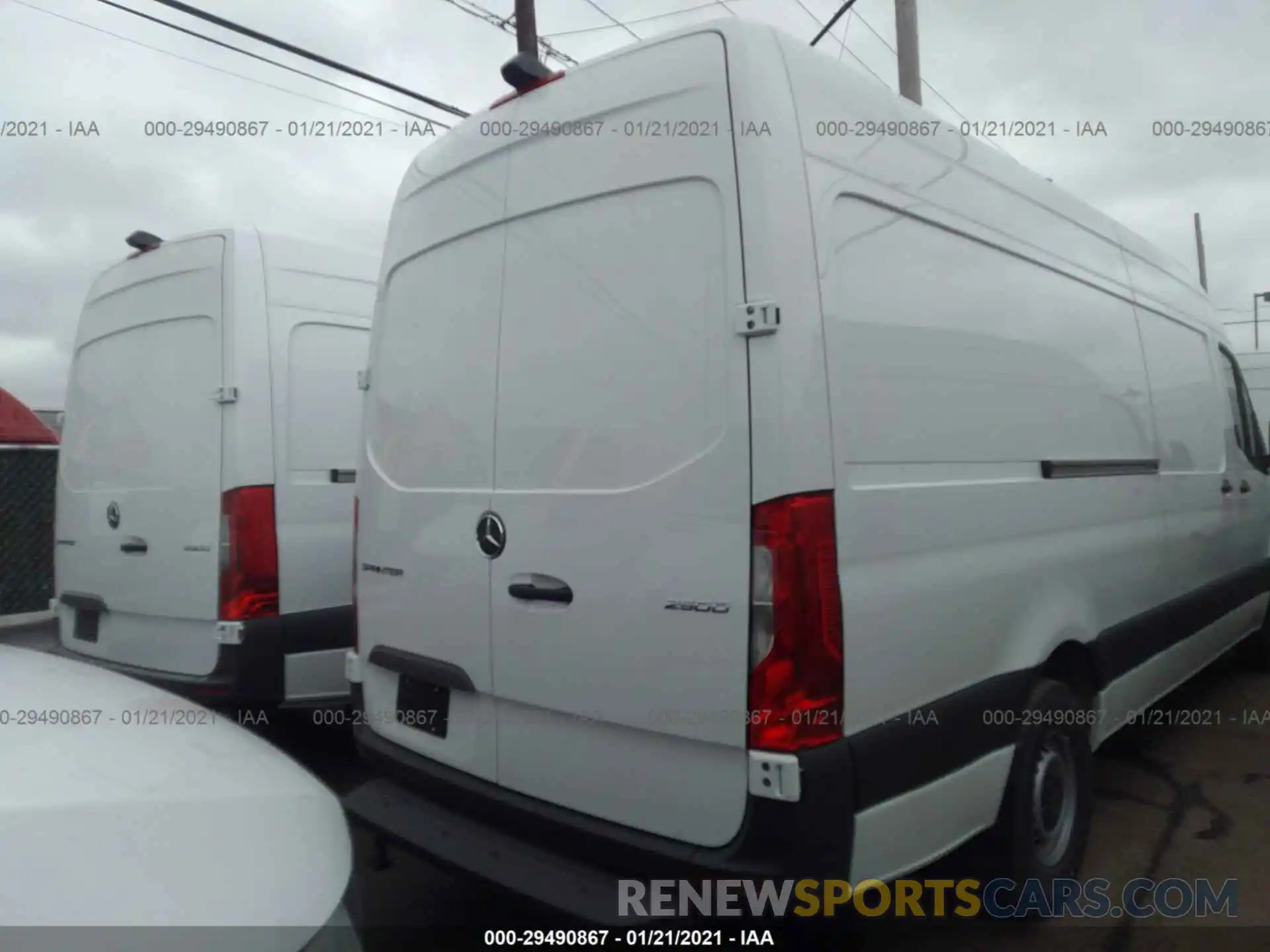 6 Photograph of a damaged car W1Y4ECHY0LT043279 MERCEDES-BENZ SPRINTER CARGO VAN 2020