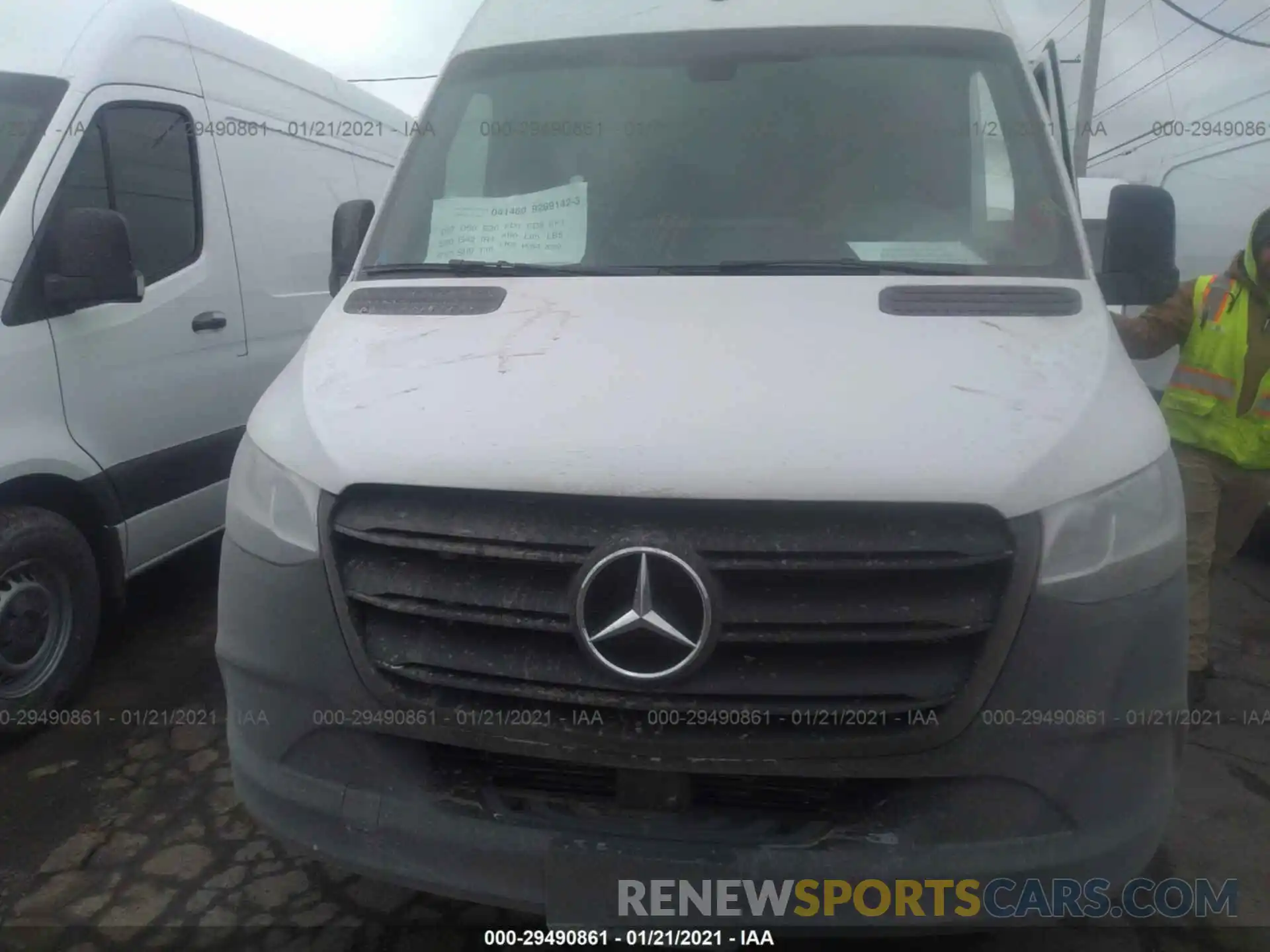 6 Photograph of a damaged car W1Y4ECHY0LT043444 MERCEDES-BENZ SPRINTER CARGO VAN 2020