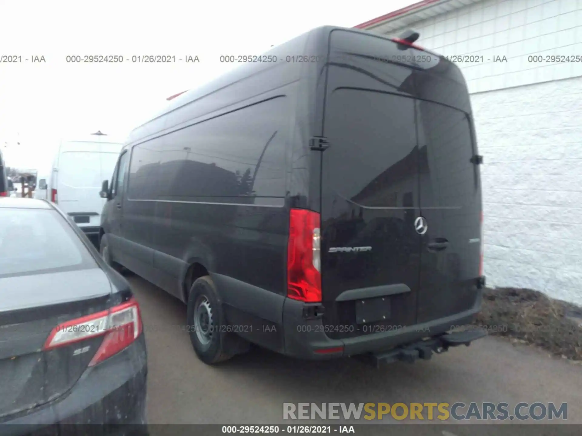 3 Фотография поврежденного автомобиля W1Y4ECHY2LT043445 MERCEDES-BENZ SPRINTER CARGO VAN 2020