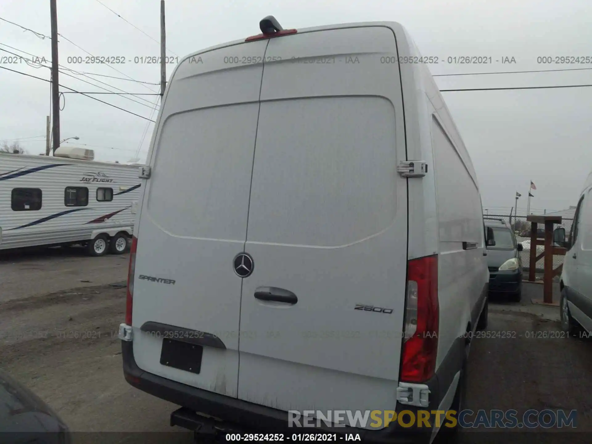 6 Фотография поврежденного автомобиля W1Y4ECHY4LT043348 MERCEDES-BENZ SPRINTER CARGO VAN 2020