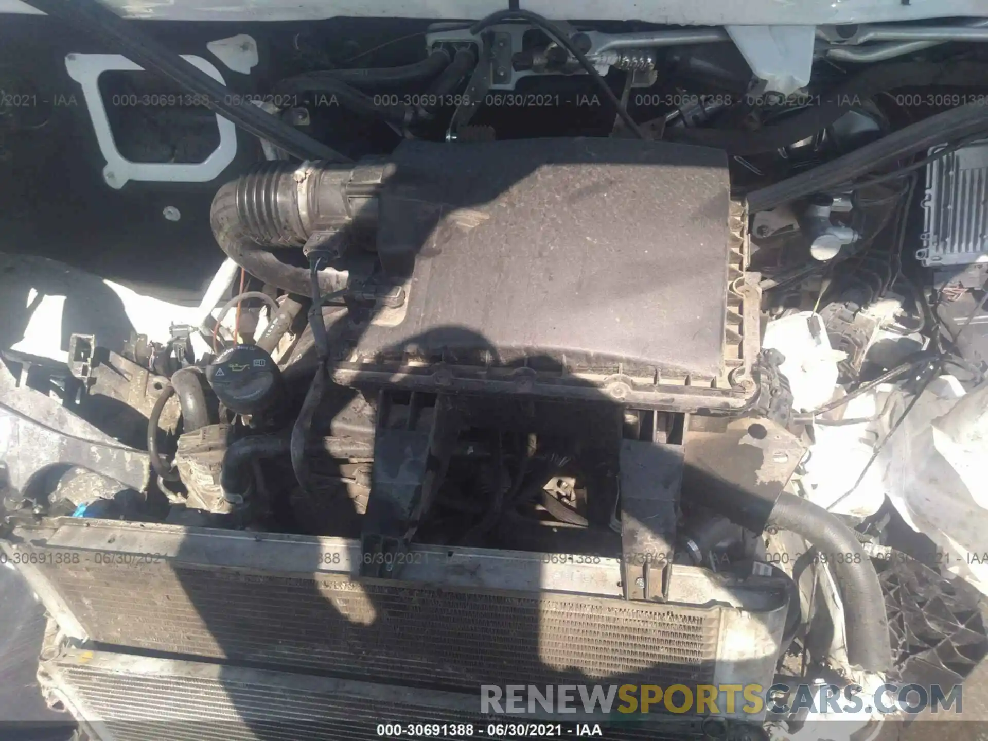 10 Фотография поврежденного автомобиля W1Y4ECHY7LP249918 MERCEDES-BENZ SPRINTER CARGO VAN 2020