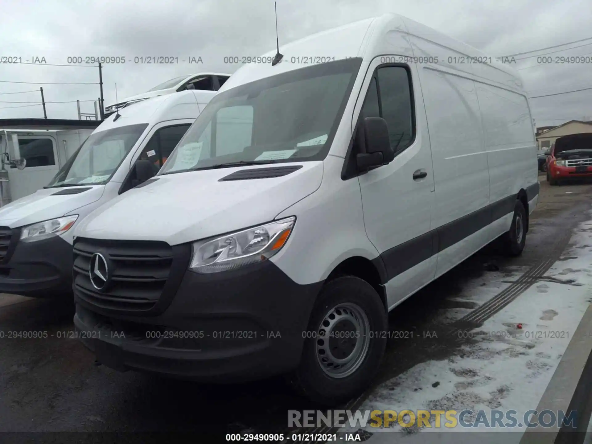 2 Фотография поврежденного автомобиля W1Y4ECHY7LT043439 MERCEDES-BENZ SPRINTER CARGO VAN 2020