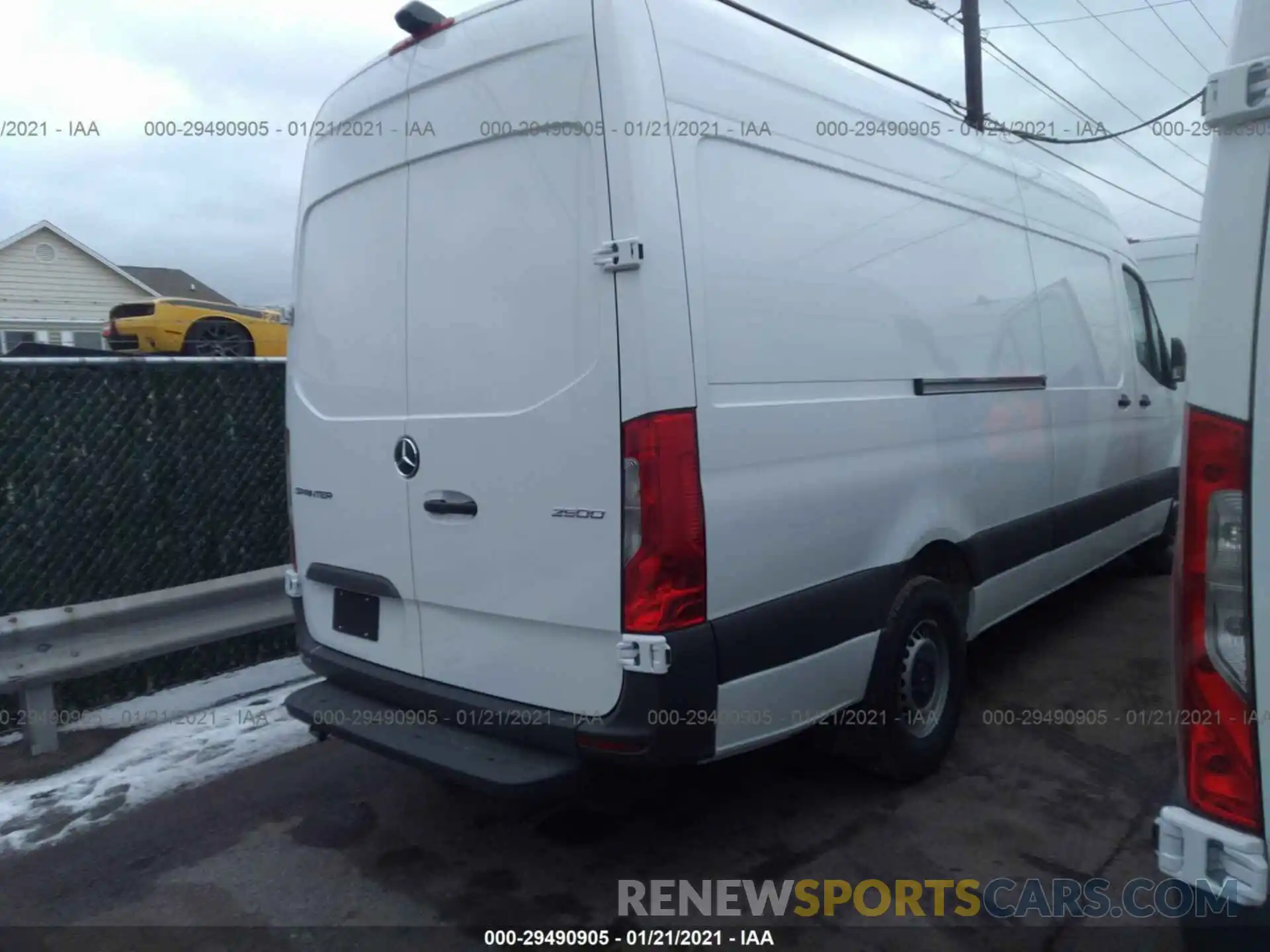 4 Фотография поврежденного автомобиля W1Y4ECHY7LT043439 MERCEDES-BENZ SPRINTER CARGO VAN 2020