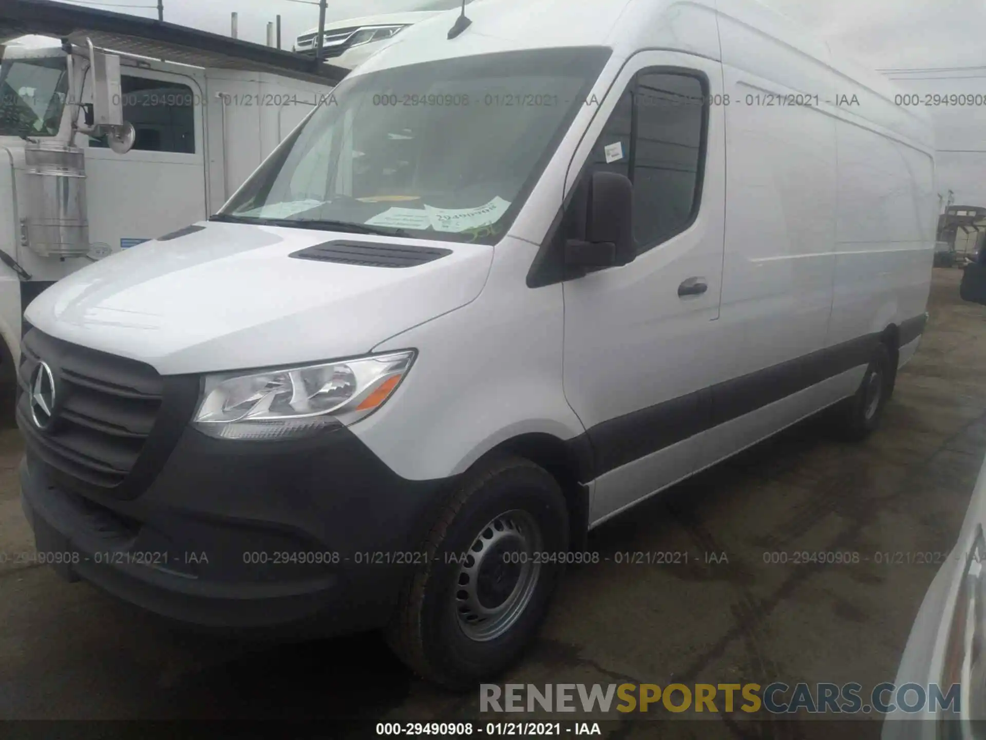 2 Фотография поврежденного автомобиля W1Y4ECHY7LT043442 MERCEDES-BENZ SPRINTER CARGO VAN 2020