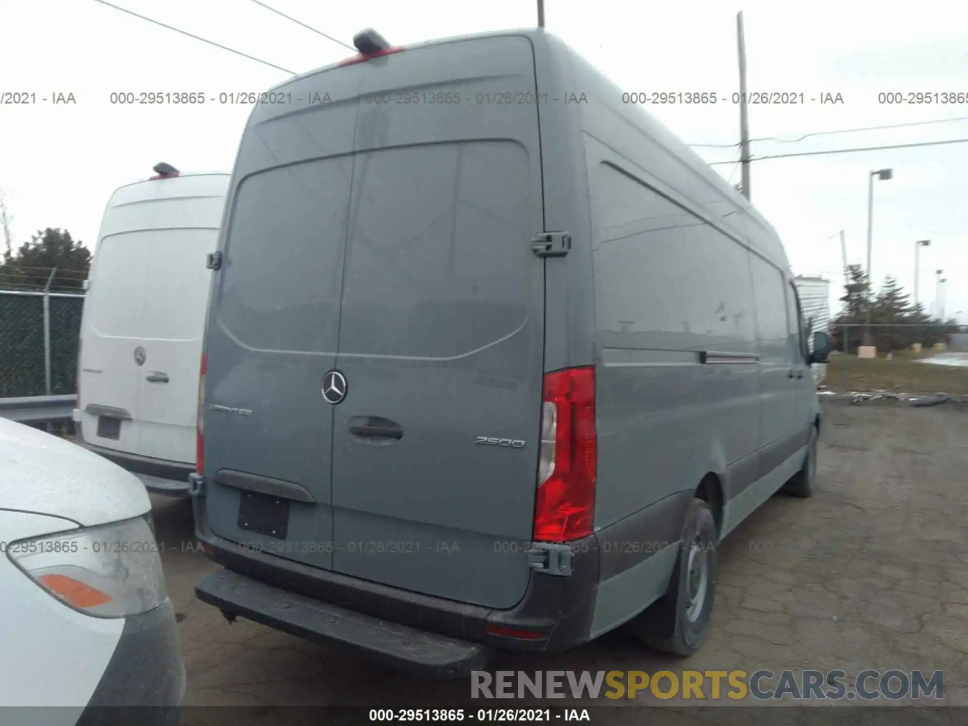 6 Фотография поврежденного автомобиля W1Y4ECHY9LT043443 MERCEDES-BENZ SPRINTER CARGO VAN 2020