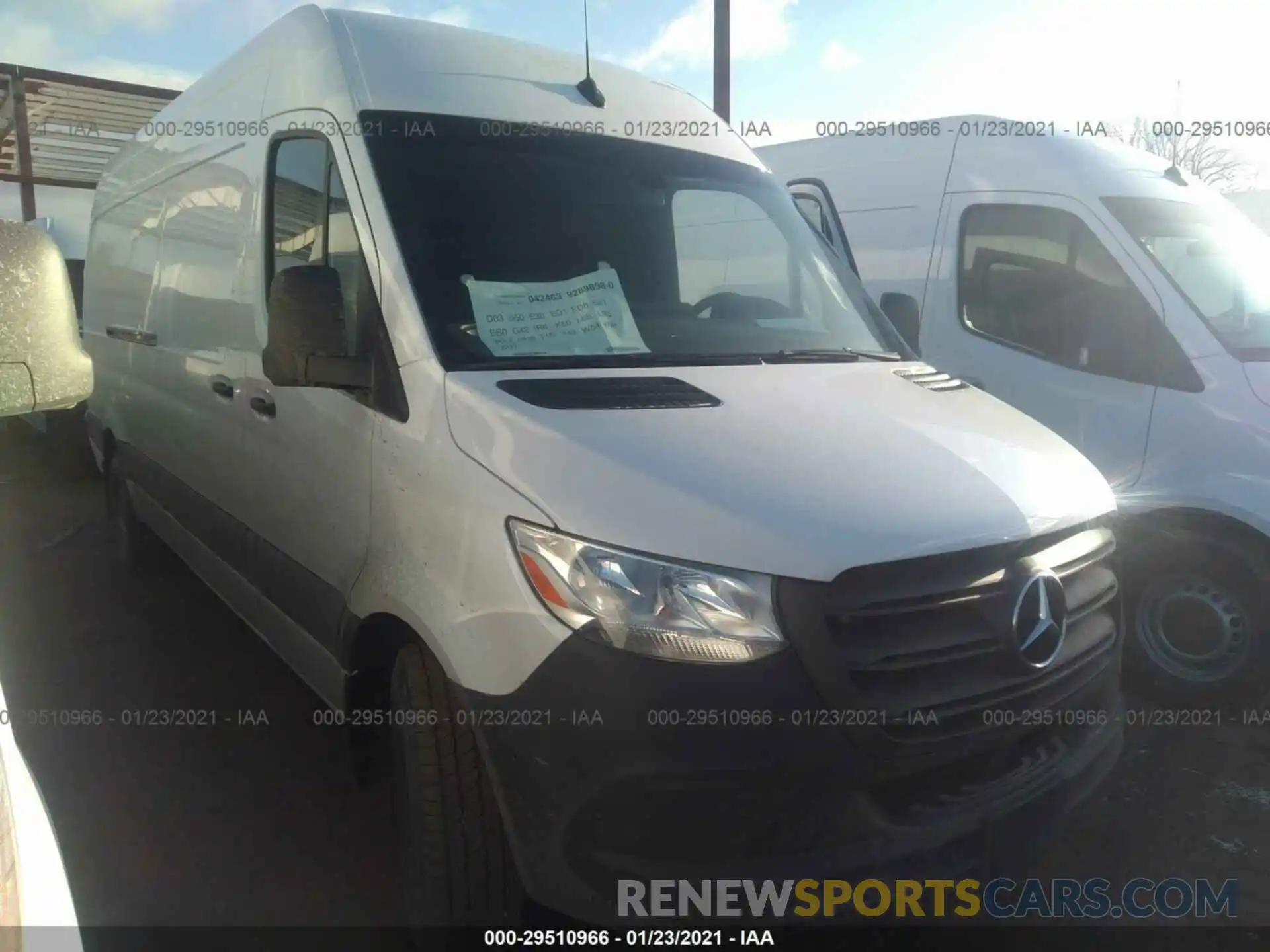 1 Photograph of a damaged car W1Y4ECHYXLT042463 MERCEDES-BENZ SPRINTER CARGO VAN 2020