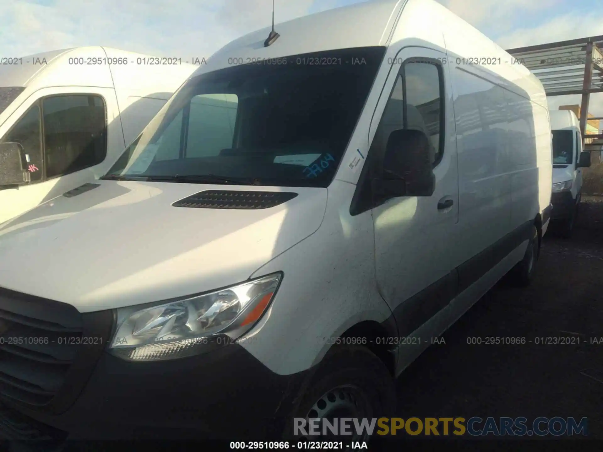 2 Photograph of a damaged car W1Y4ECHYXLT042463 MERCEDES-BENZ SPRINTER CARGO VAN 2020