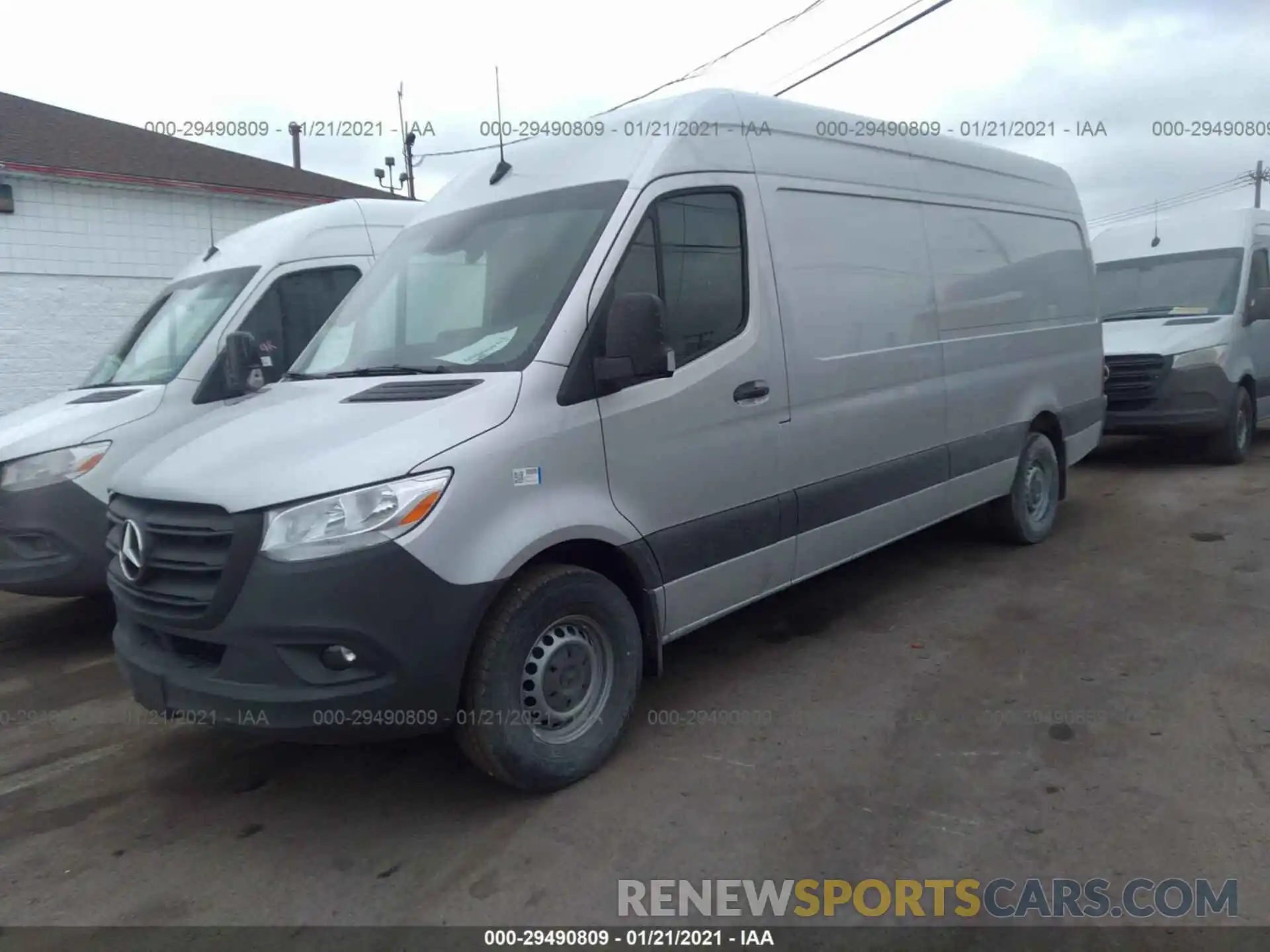 2 Photograph of a damaged car W1Y4ECHYXLT044021 MERCEDES-BENZ SPRINTER CARGO VAN 2020