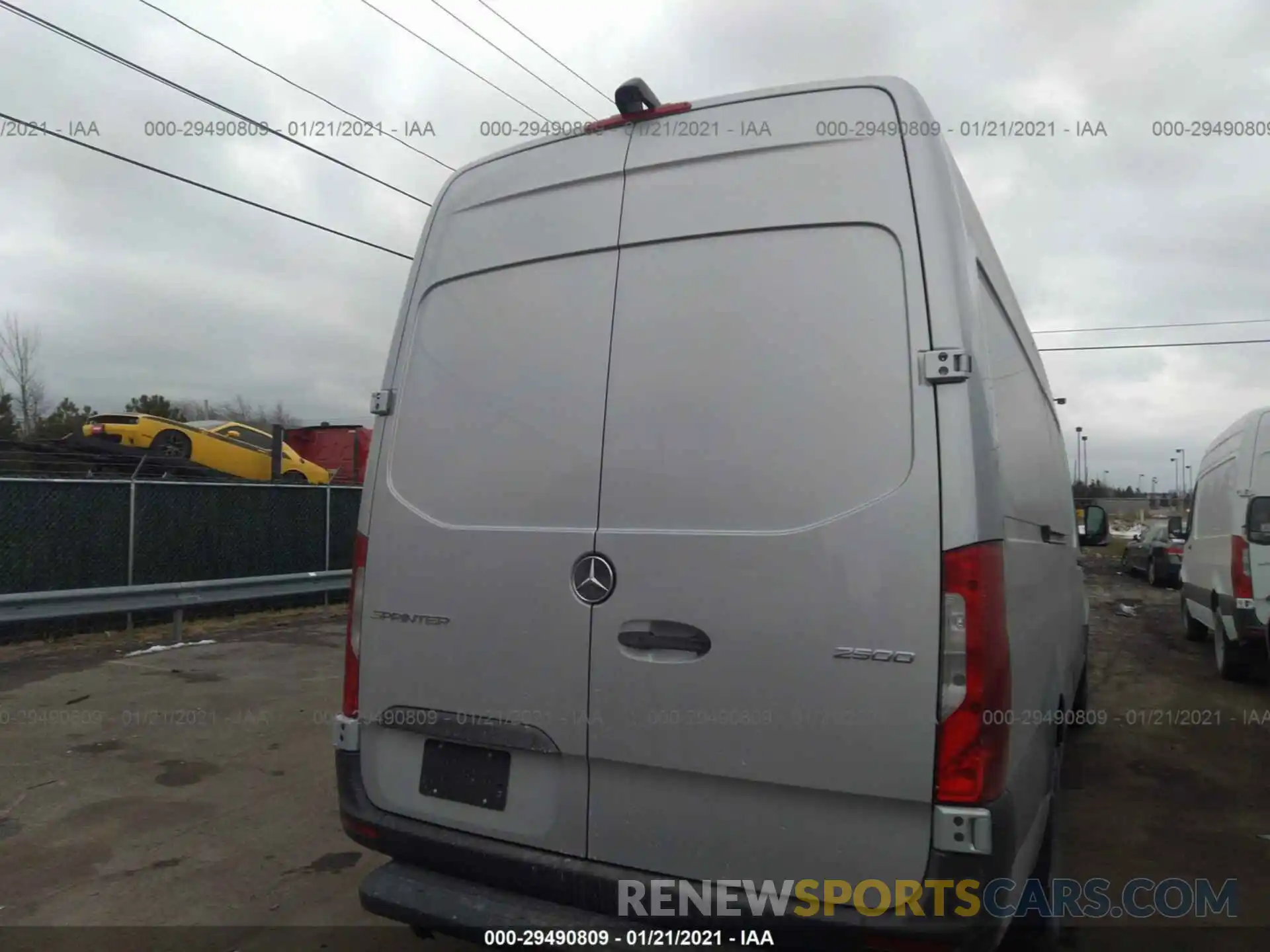 6 Photograph of a damaged car W1Y4ECHYXLT044021 MERCEDES-BENZ SPRINTER CARGO VAN 2020